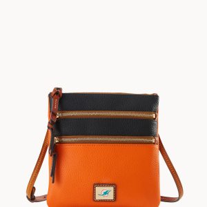 NFL Dolphins Triple Zip Crossbody