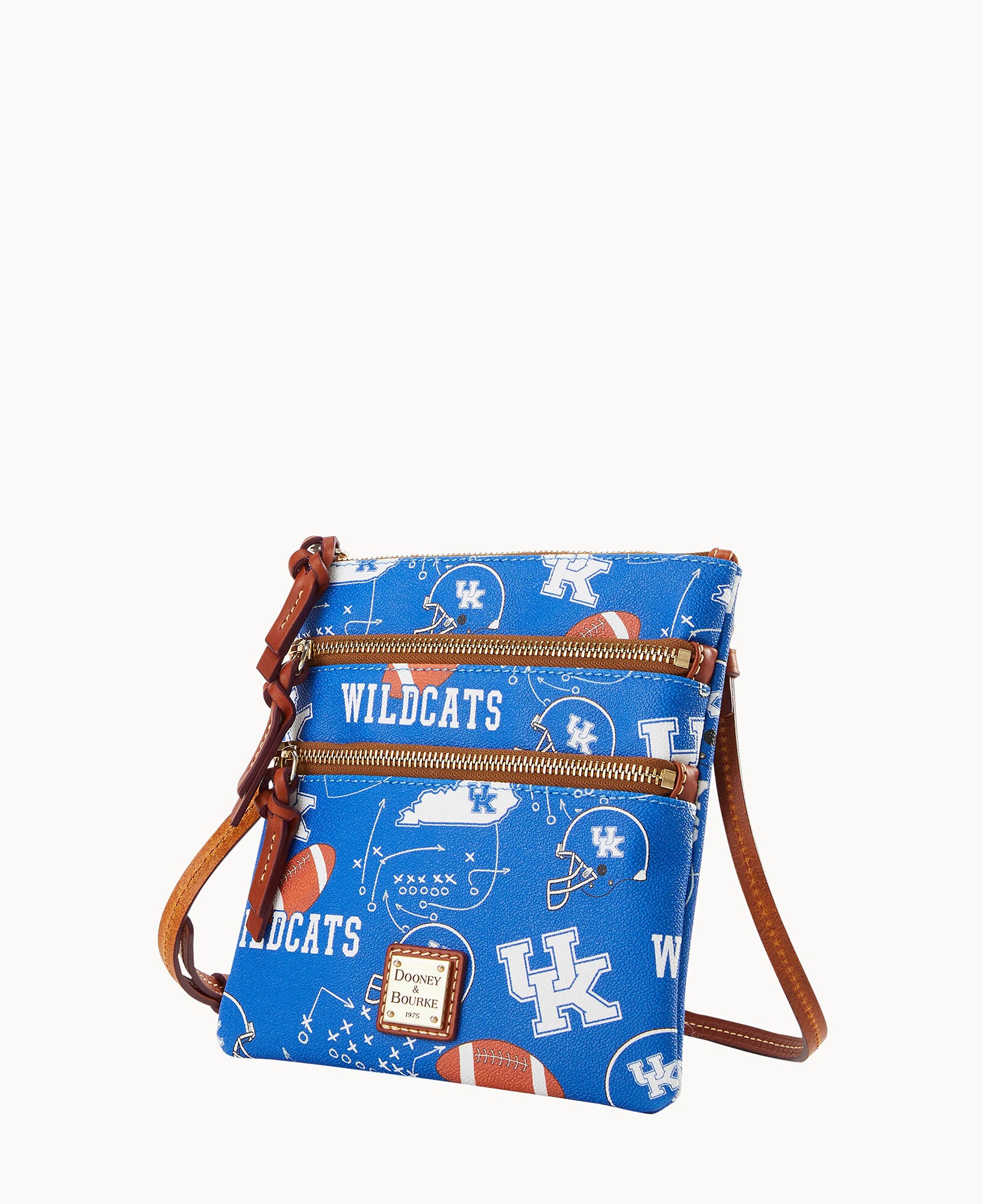 Collegiate University of Kentucky Triple Zip Crossbody - Image 2