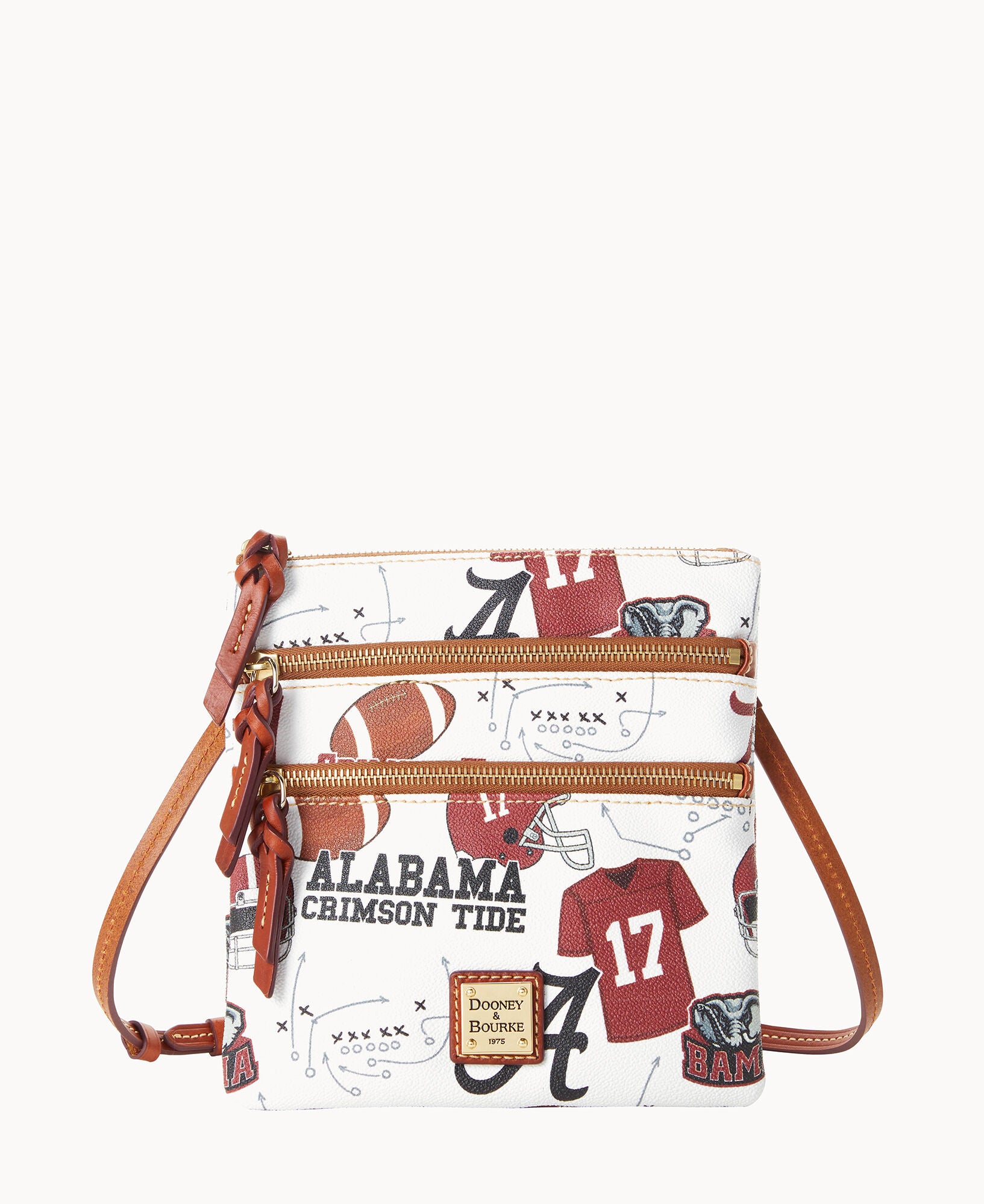 Collegiate University of Alabama Triple Zip Crossbody - Image 5