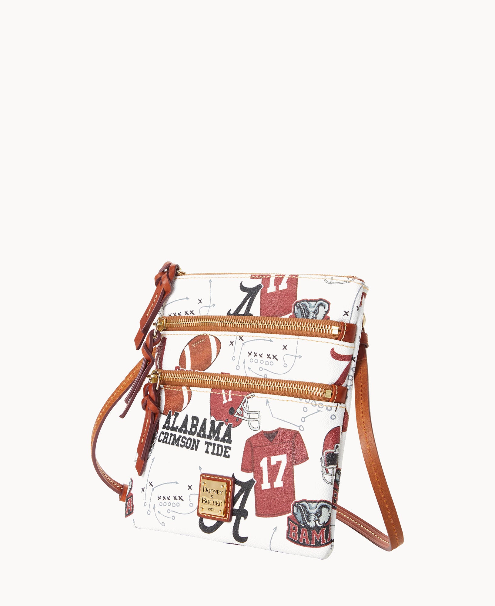 Collegiate University of Alabama Triple Zip Crossbody - Image 6