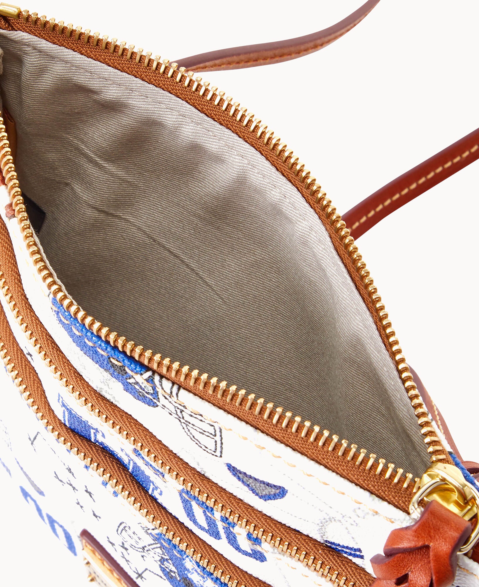 Collegiate University of Kentucky Triple Zip Crossbody - Image 7