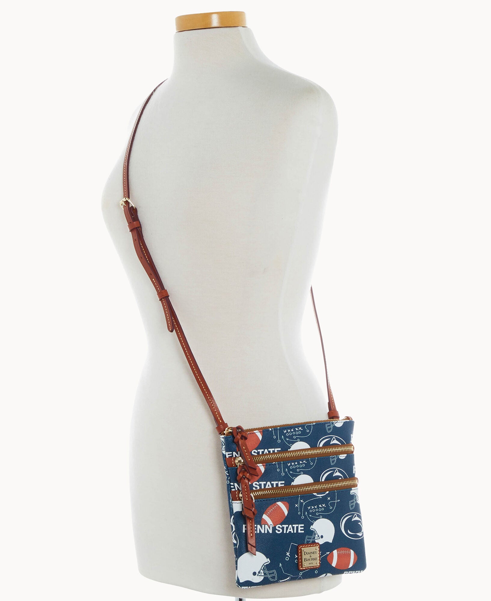Collegiate Penn State University Triple Zip Crossbody - Image 4