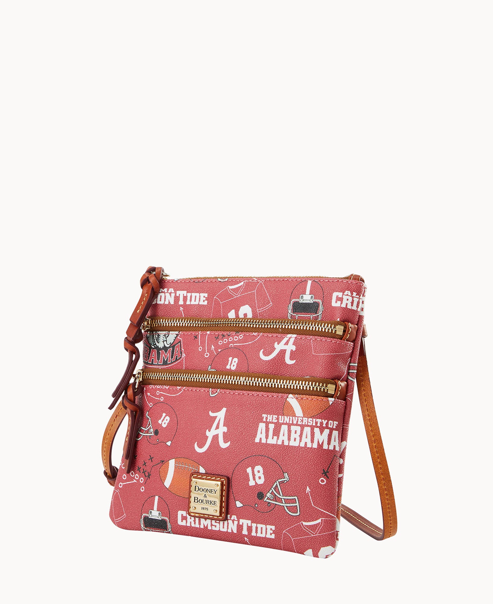 Collegiate University of Alabama Triple Zip Crossbody - Image 2