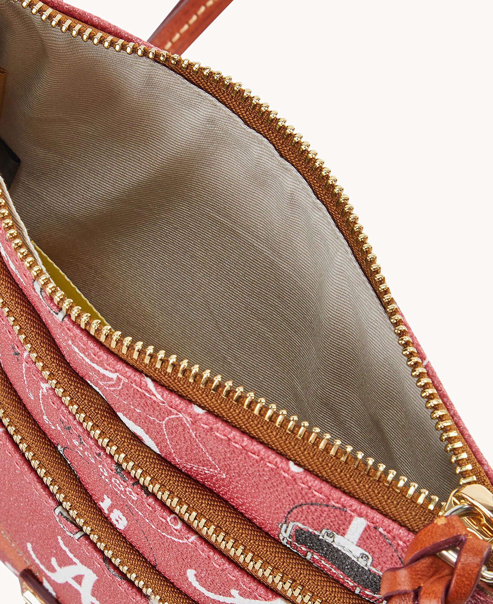 Collegiate University of Alabama Triple Zip Crossbody - Image 3
