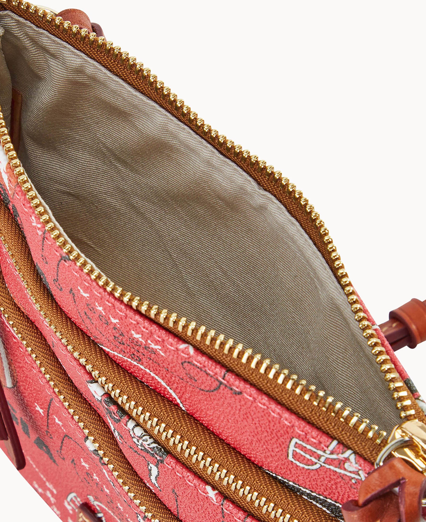 Collegiate University of Georgia Triple Zip Crossbody - Image 3