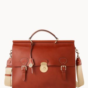 Alto Double Gusset Buckle Briefcase