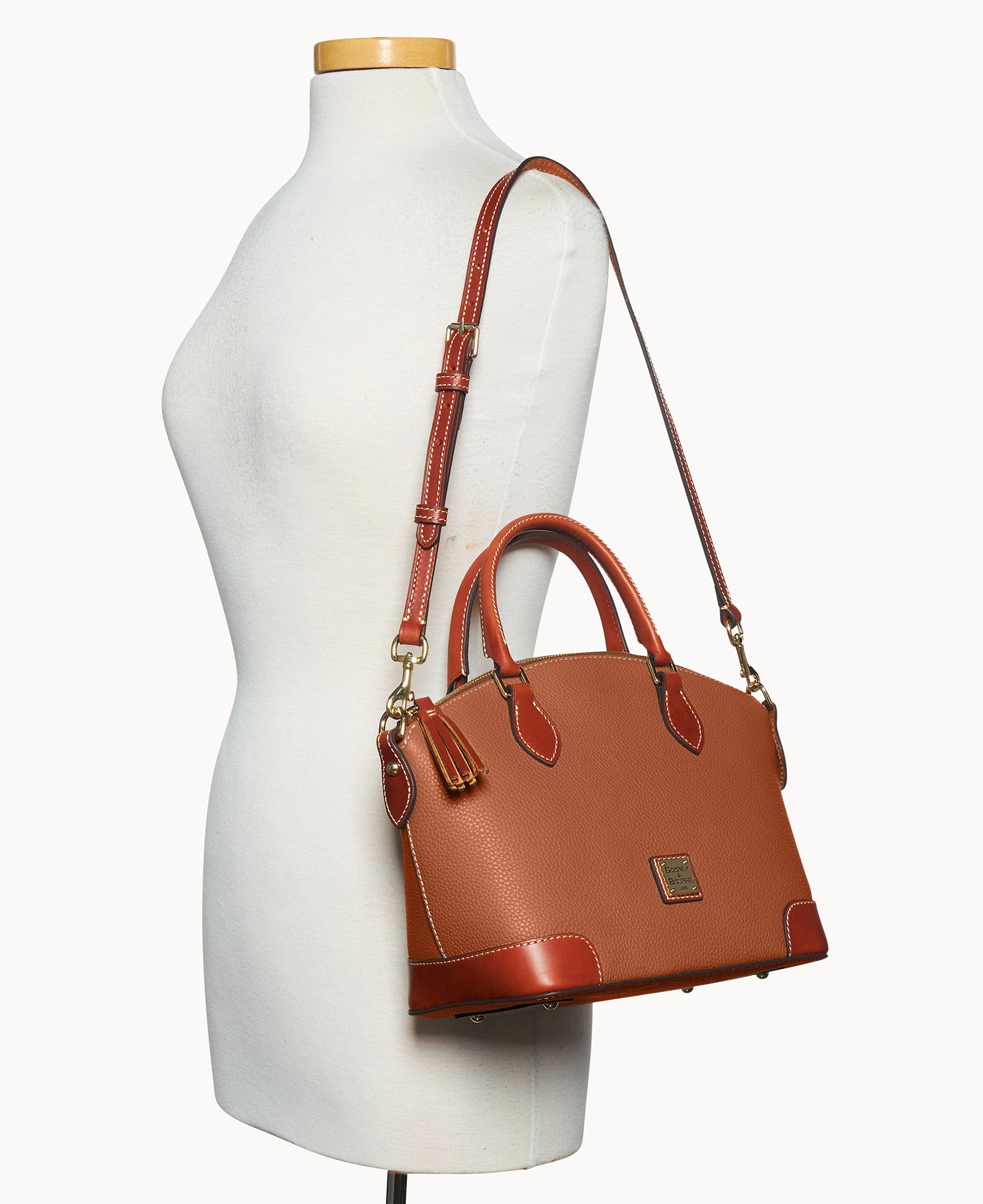 Pebble Grain Geena Satchel - Image 8