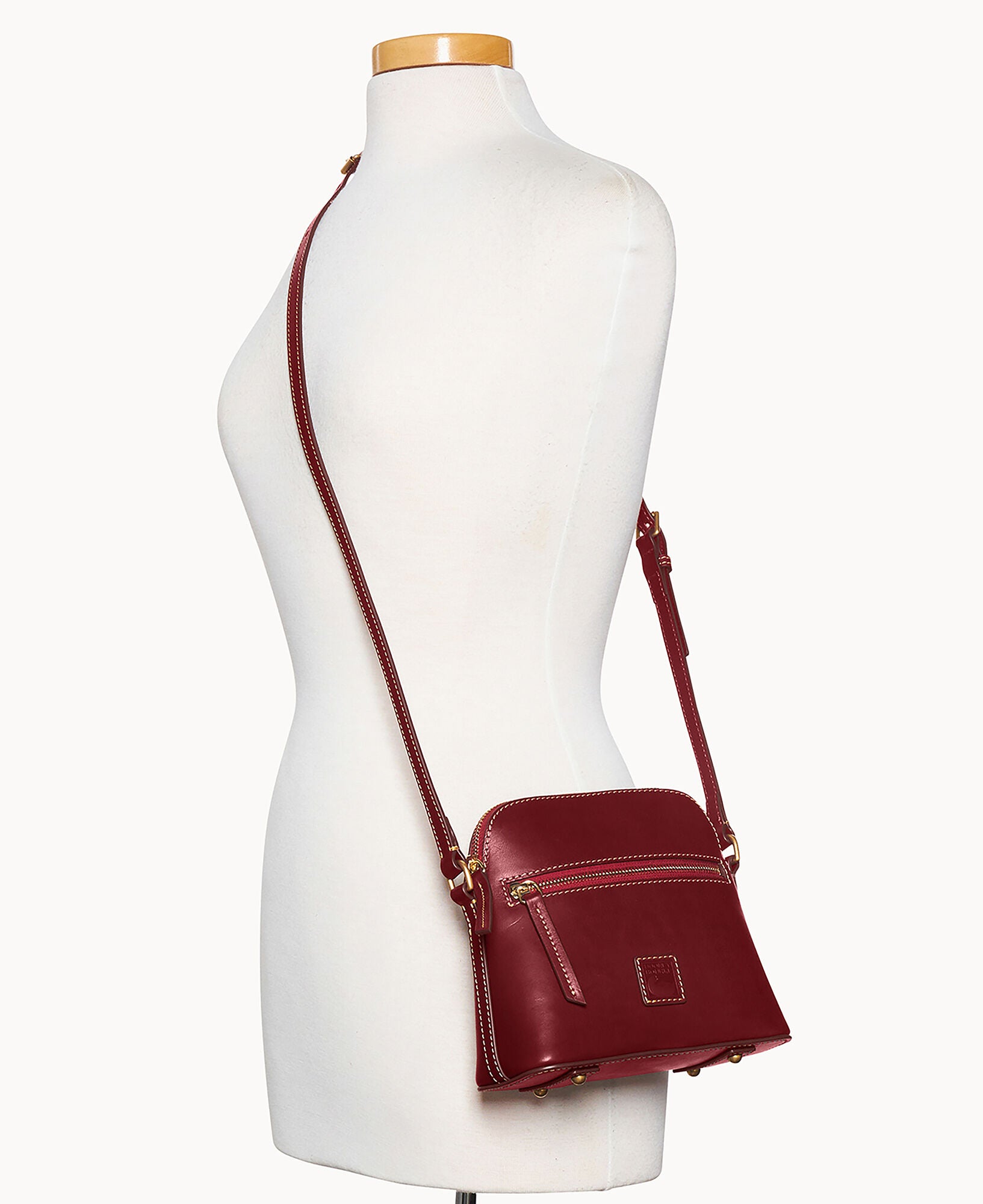 Florentine Zip Domed Crossbody - Image 12