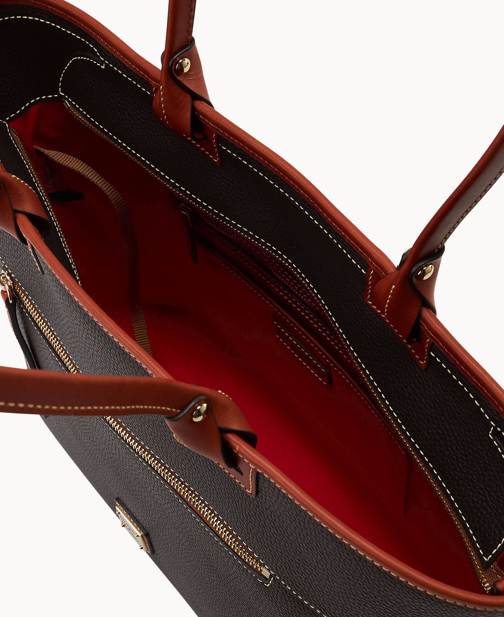 Pebble Grain Large Zip Tote - Image 11
