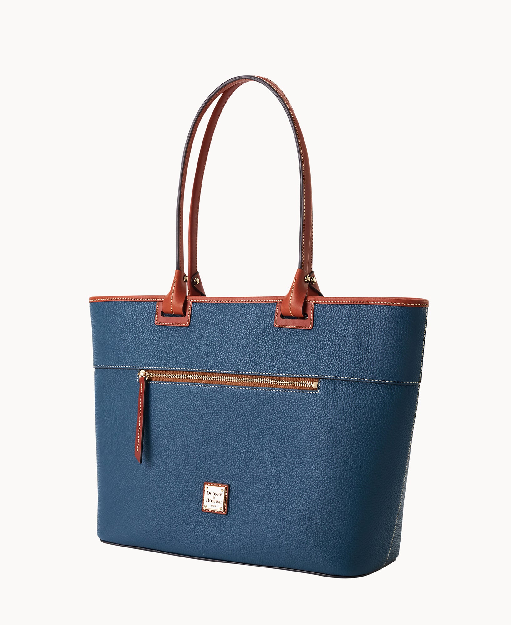 Pebble Grain Large Zip Tote - Image 26