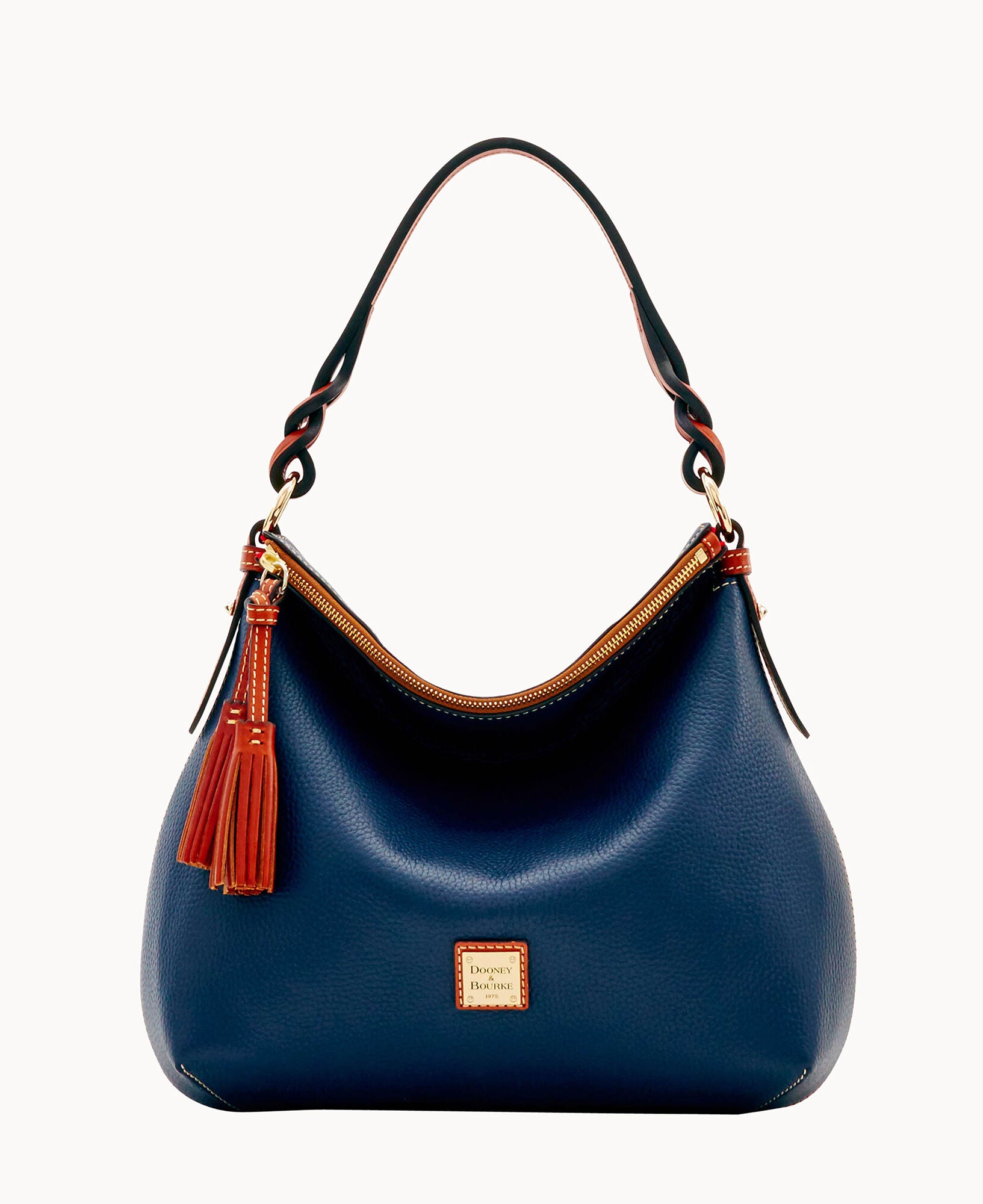 Pebble Grain Twist Strap Hobo - Image 29