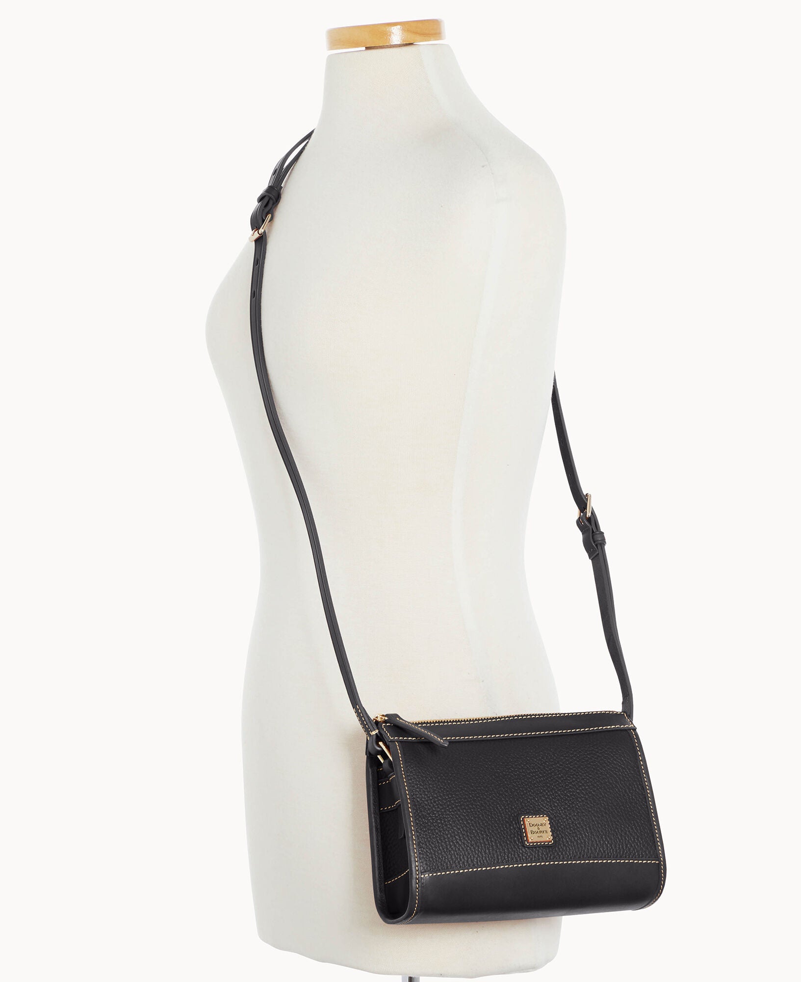 Pebble Grain Zip Crossbody - Image 8