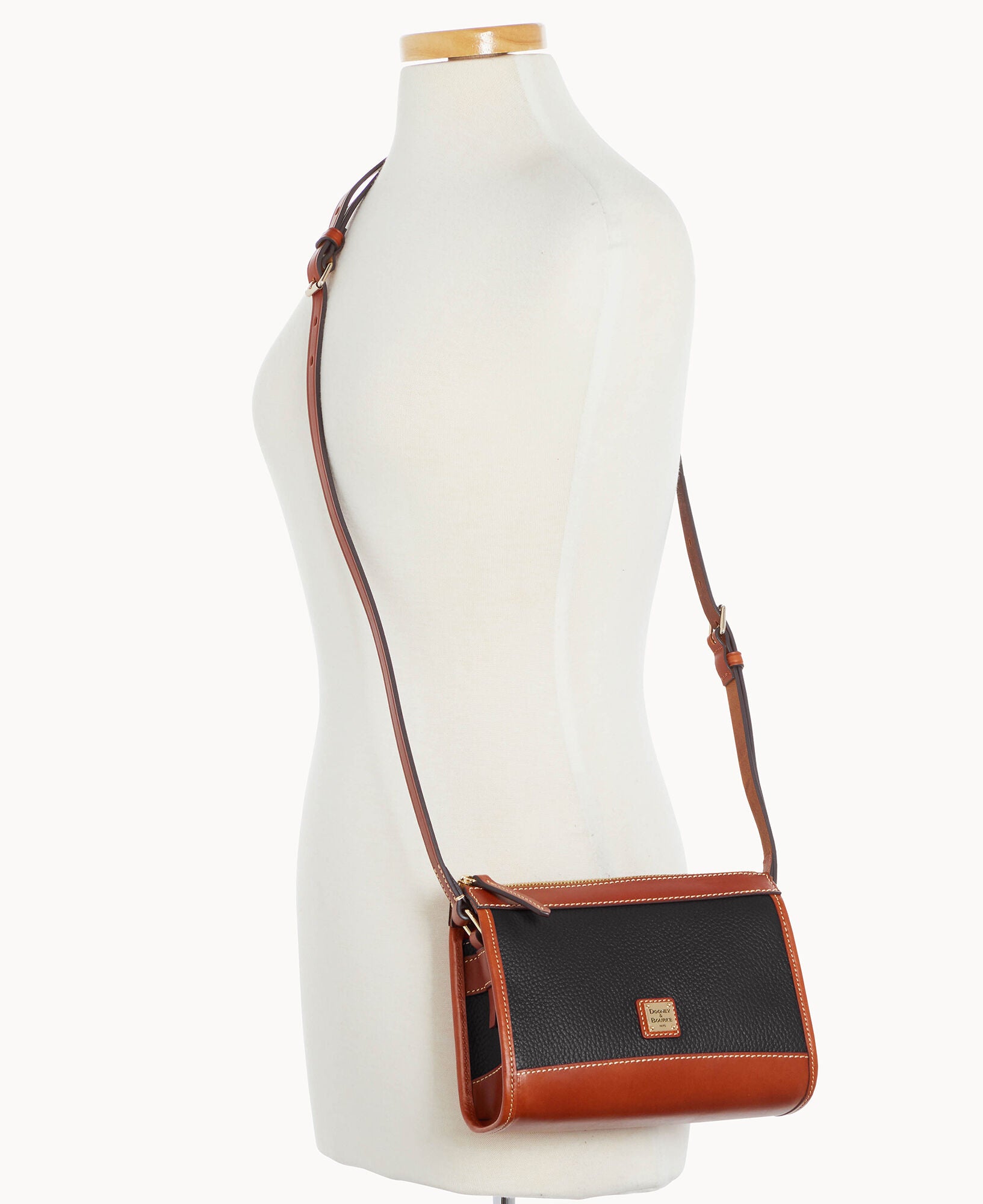 Pebble Grain Zip Crossbody - Image 12