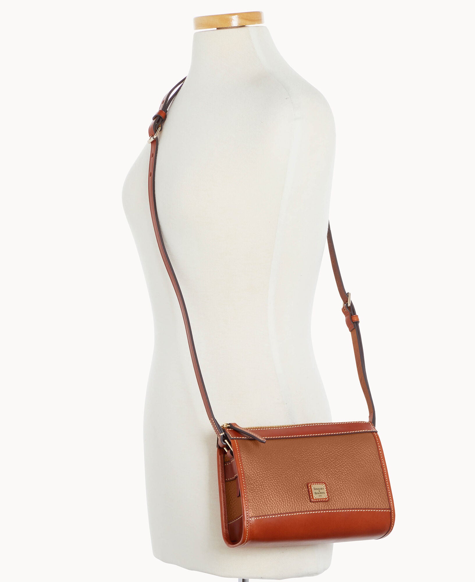 Pebble Grain Zip Crossbody - Image 24