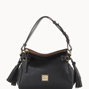 Pebble Grain Tassel Shoulder Bag