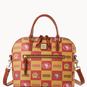 NFL 49ERS Domed Zip Satchel