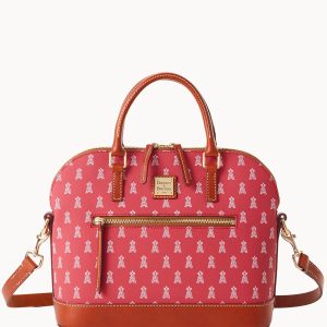 MLB Angels Domed Zip Satchel