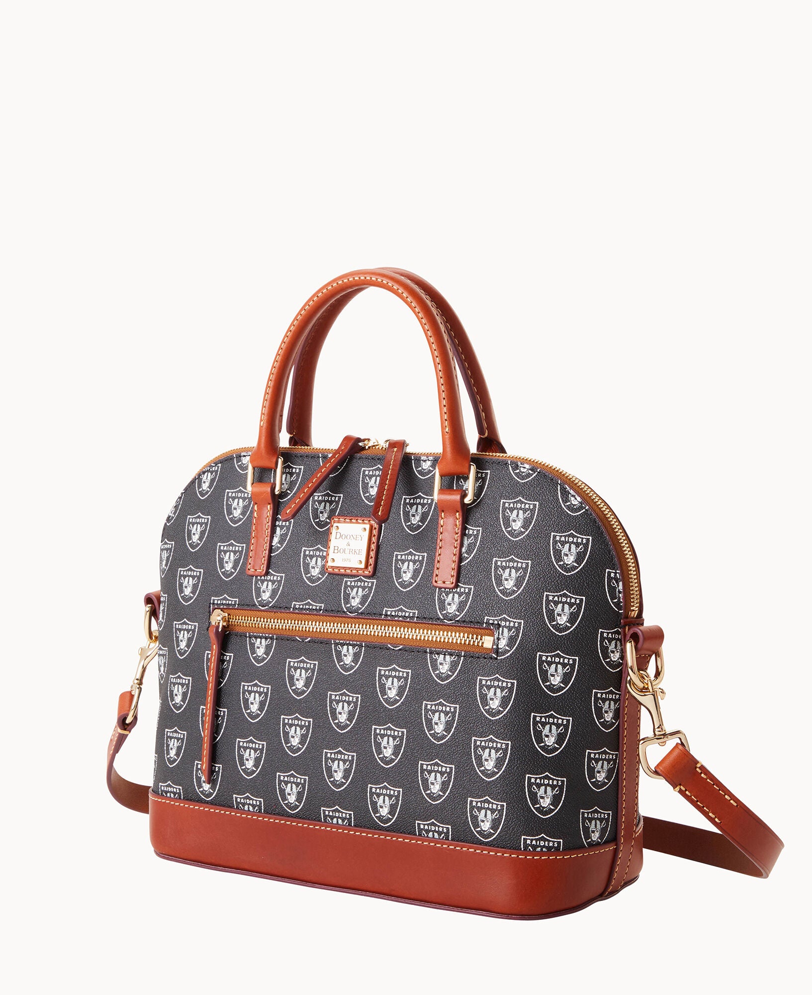 NFL Raiders Domed Zip Satchel - Image 2