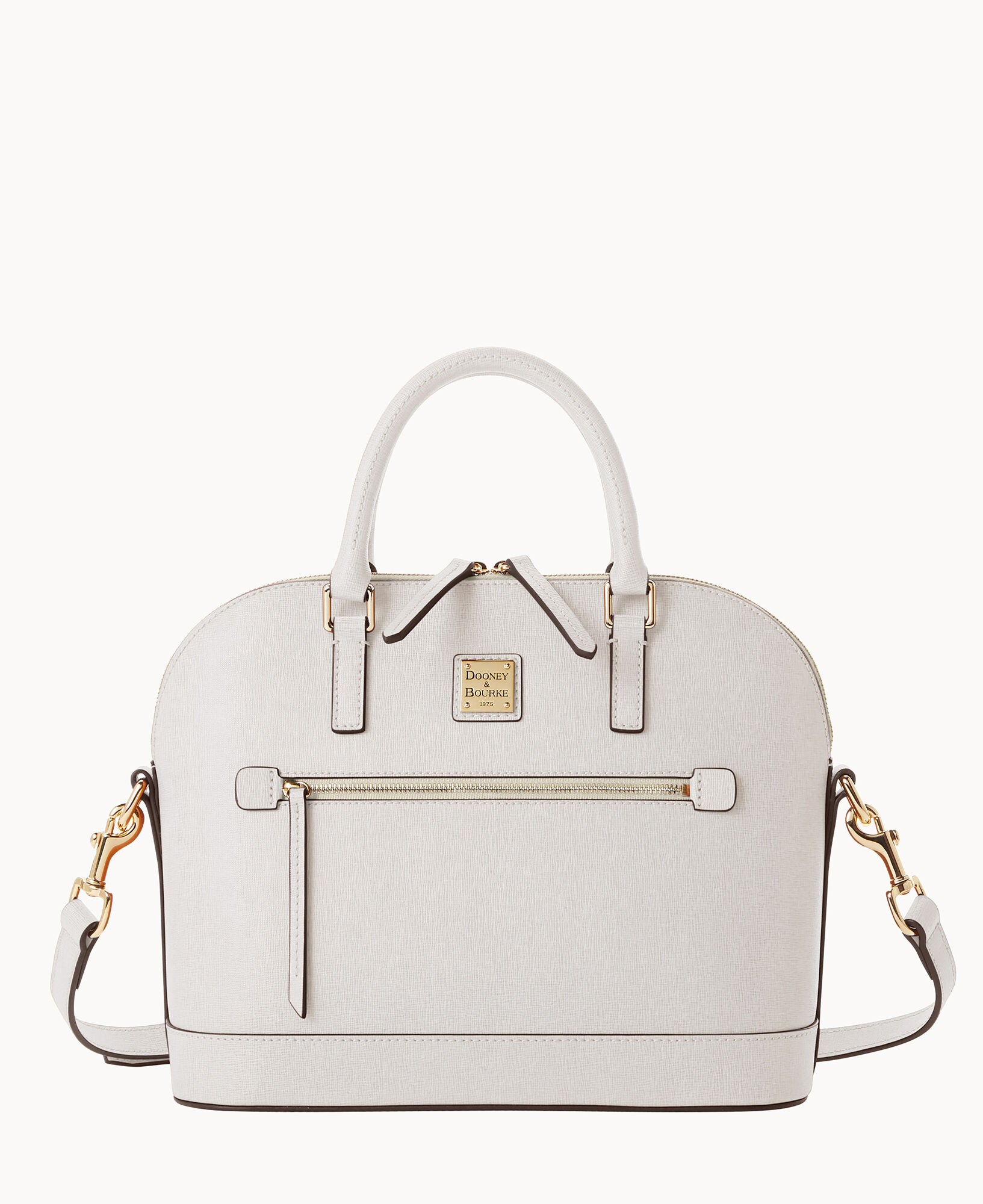 Saffiano Domed Zip Satchel - Image 20