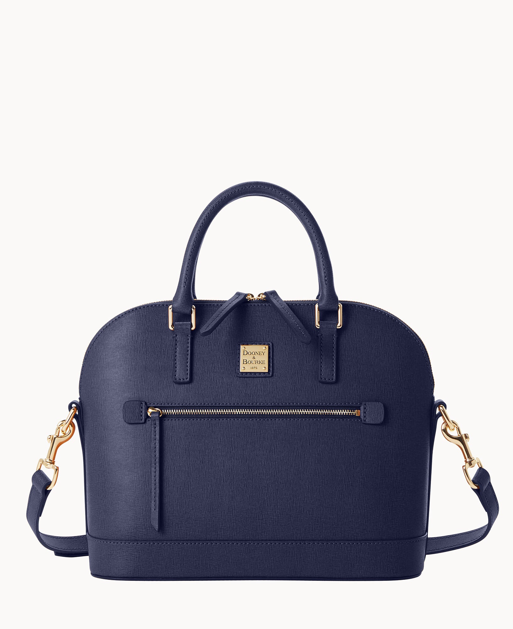 Saffiano Domed Zip Satchel - Image 12