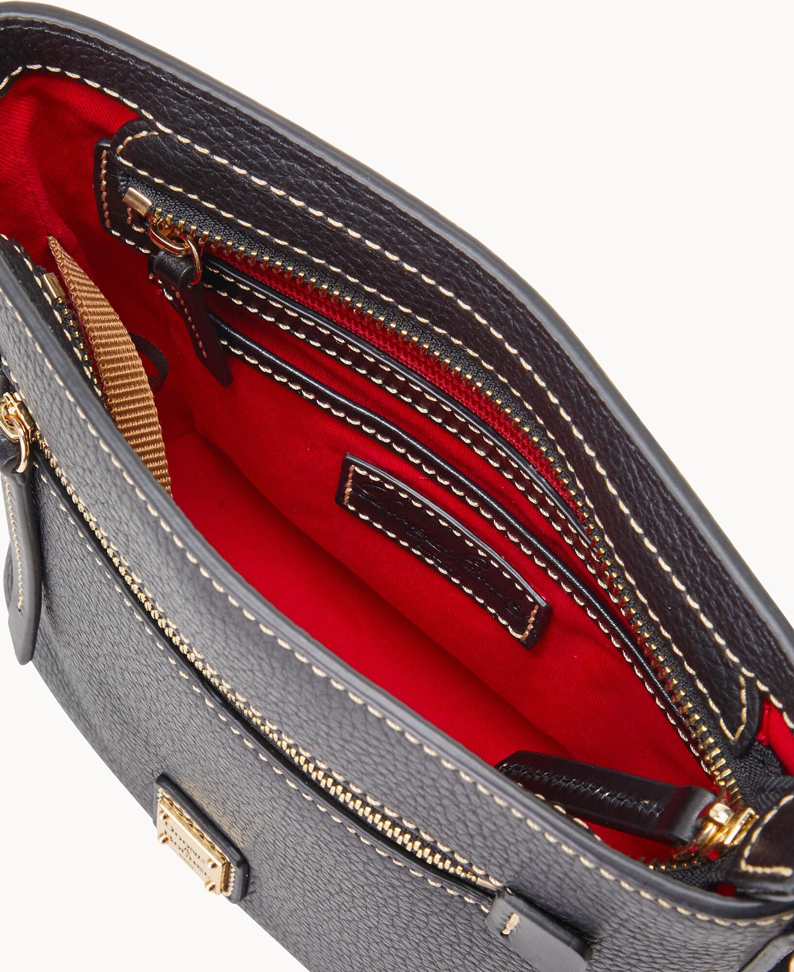 Pebble Grain Small Zip Crossbody - Image 15