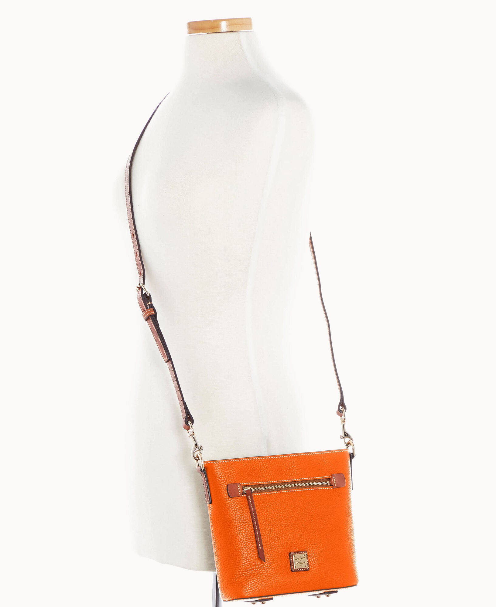 Pebble Grain Small Zip Crossbody - Image 4