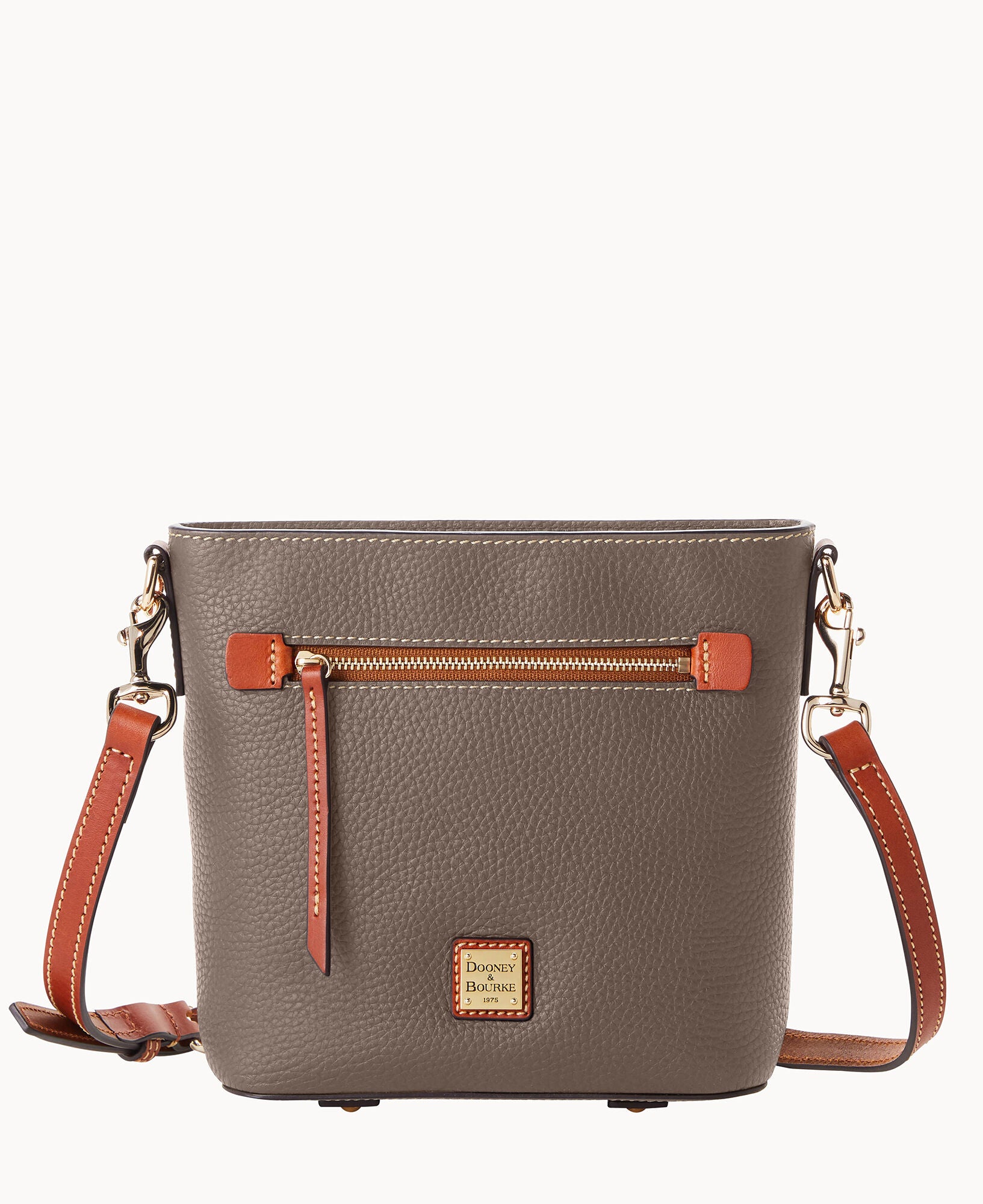 Pebble Grain Small Zip Crossbody - Image 9