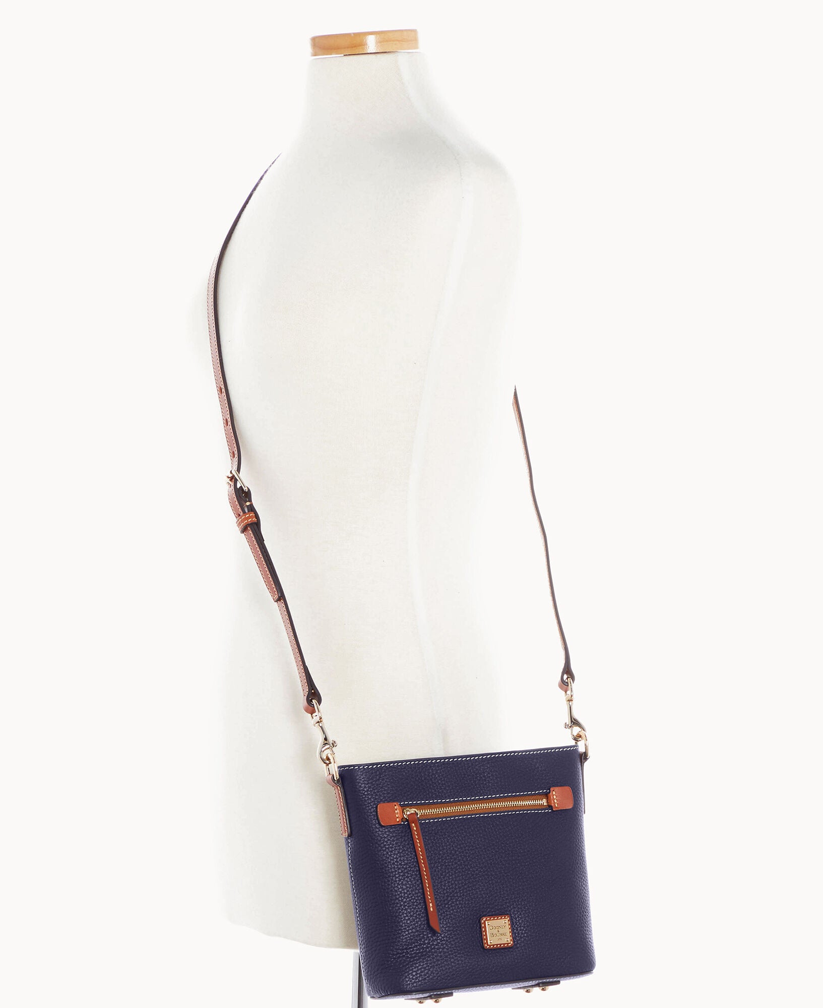 Pebble Grain Small Zip Crossbody - Image 24
