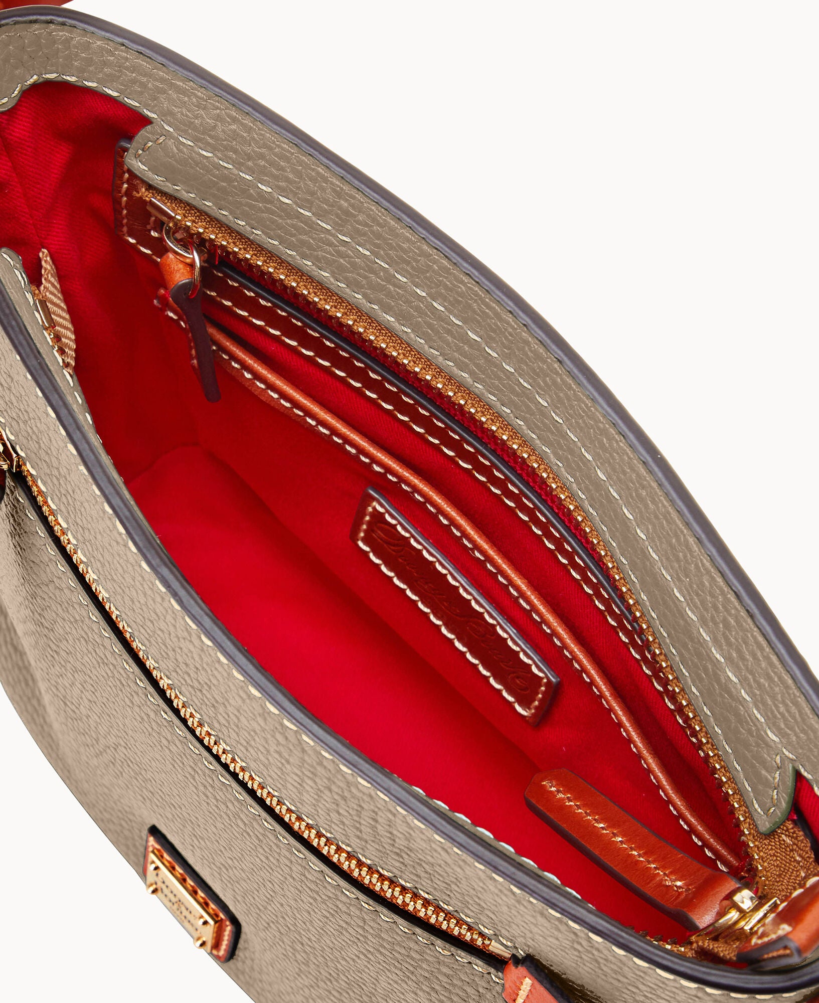 Pebble Grain Small Zip Crossbody - Image 7