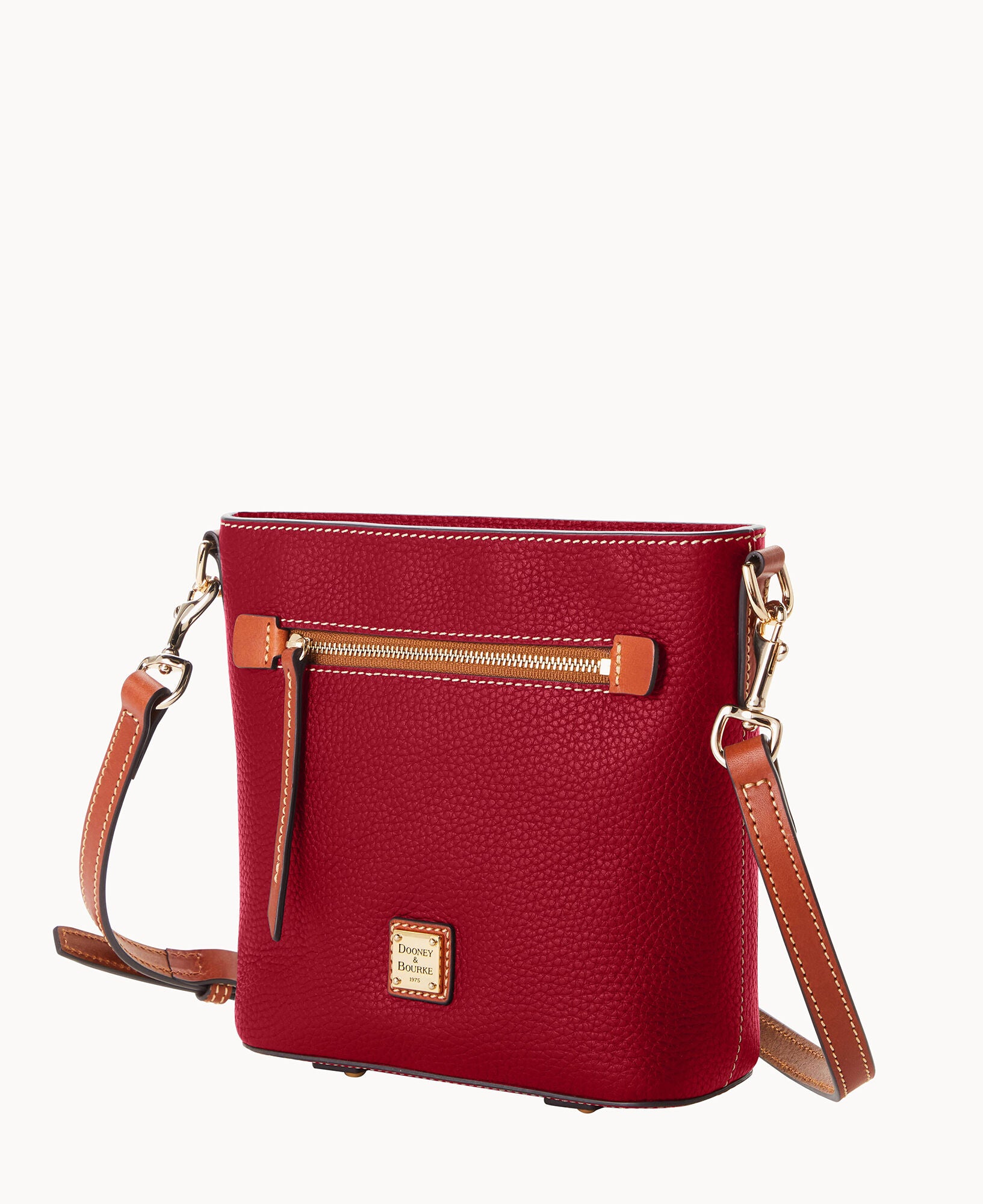 Pebble Grain Small Zip Crossbody - Image 30