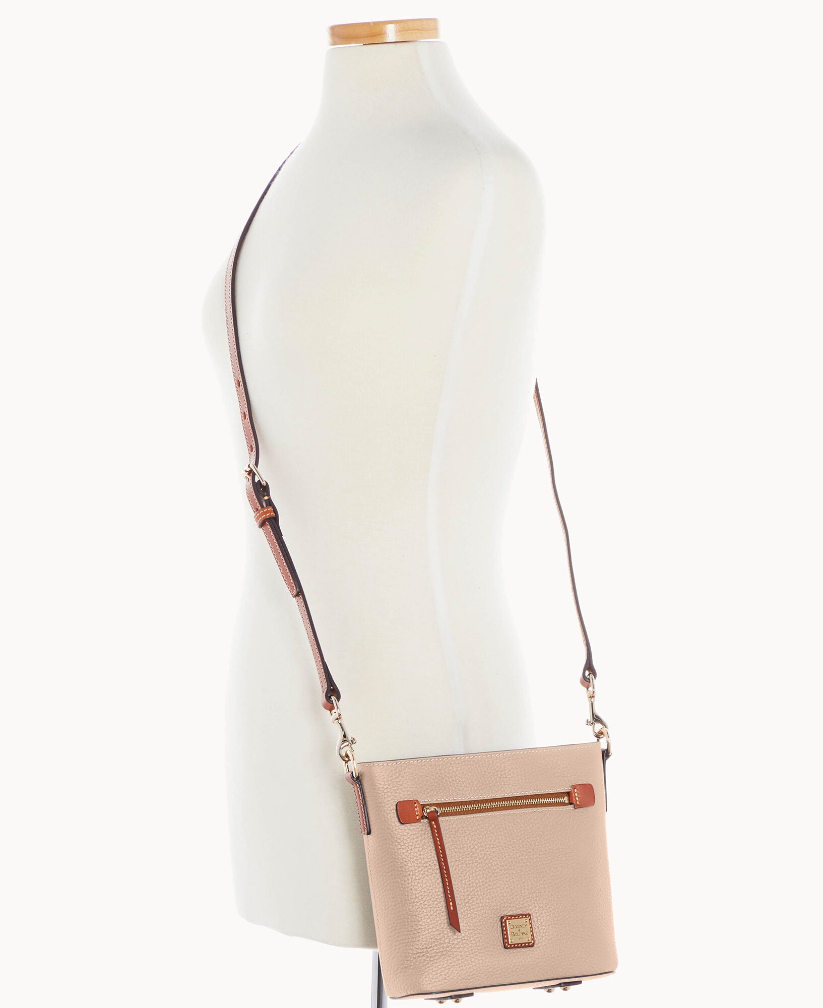 Pebble Grain Small Zip Crossbody - Image 20