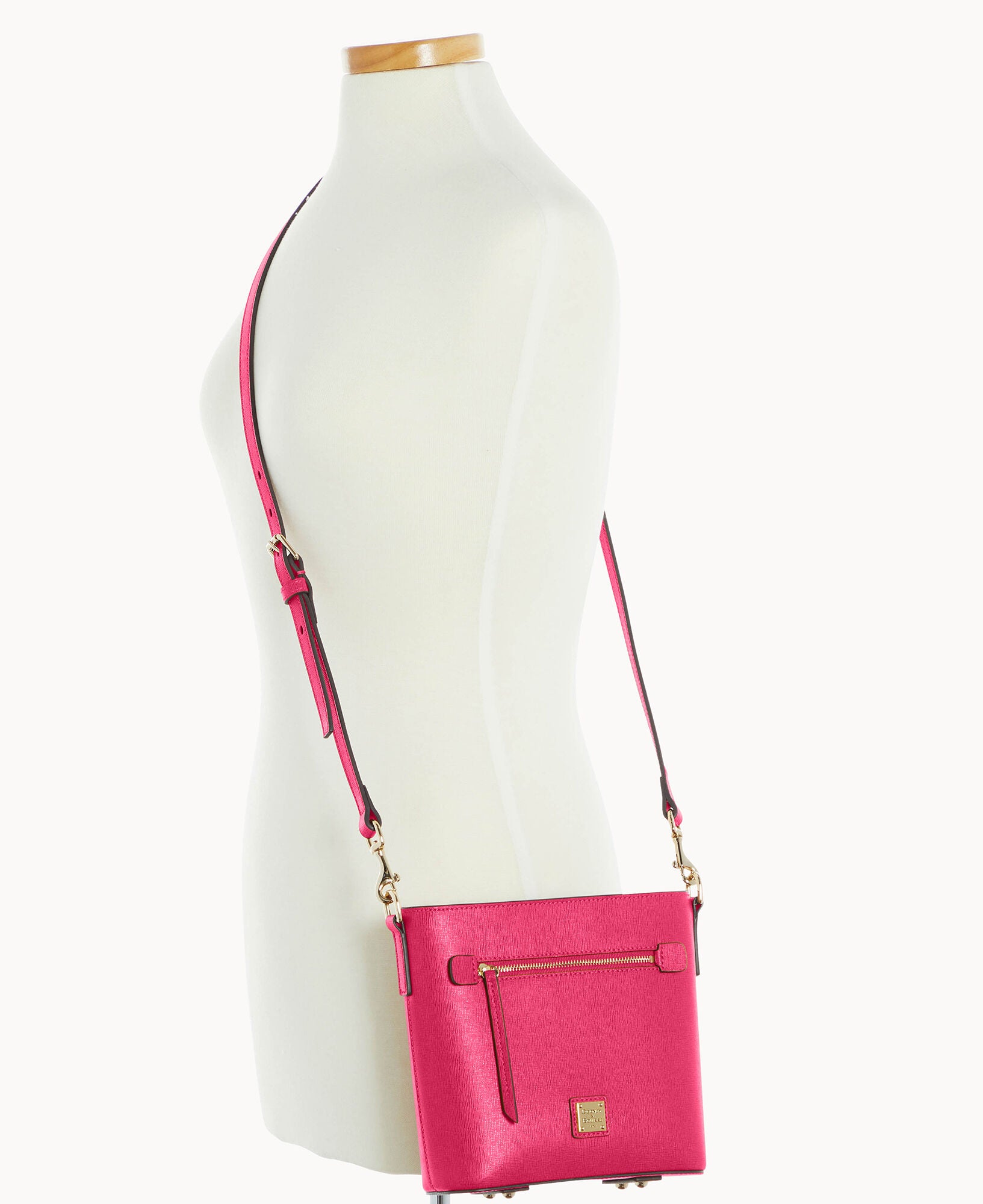 Saffiano Small Zip Crossbody - Image 8