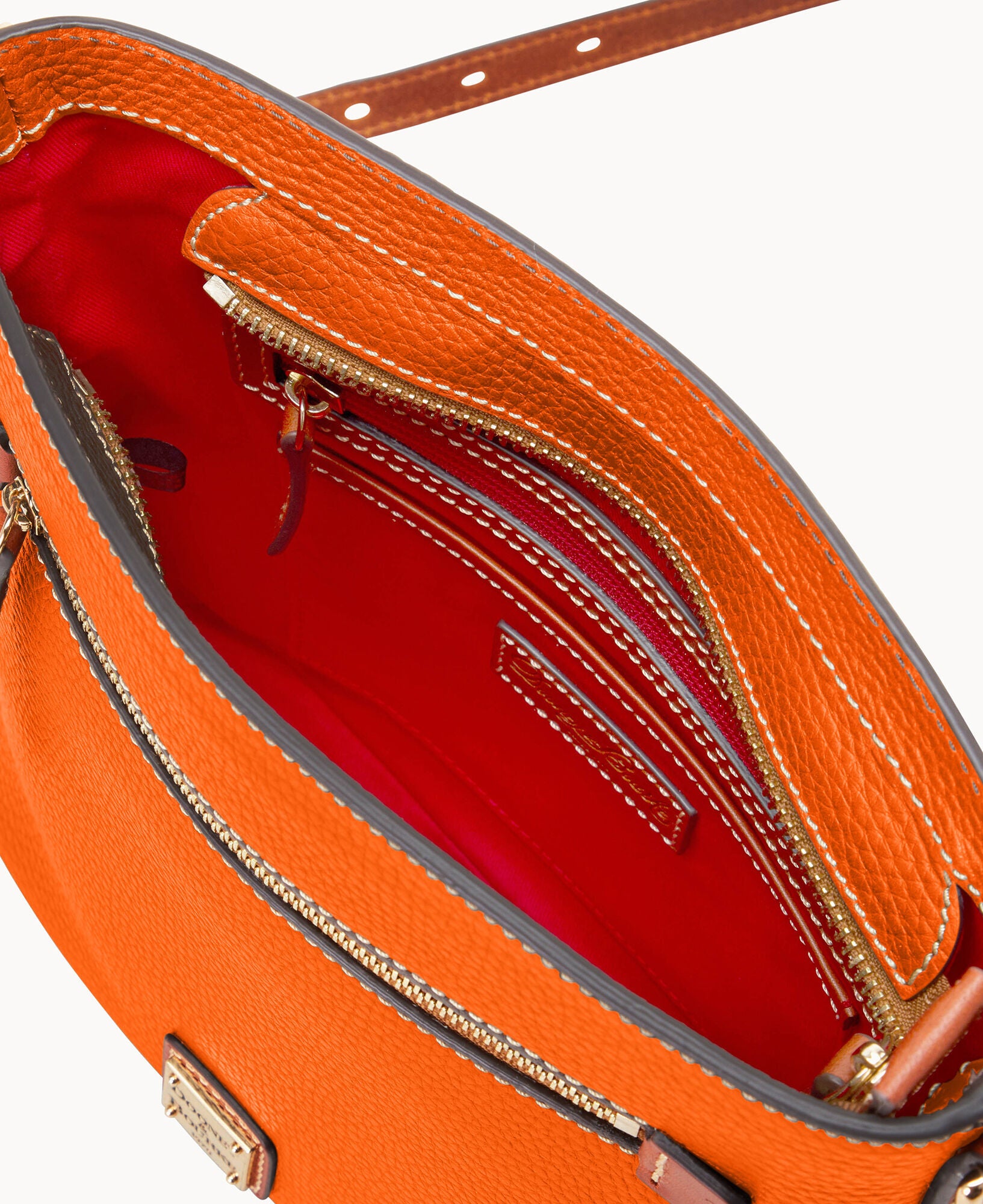 Pebble Grain Zip Crossbody - Image 3