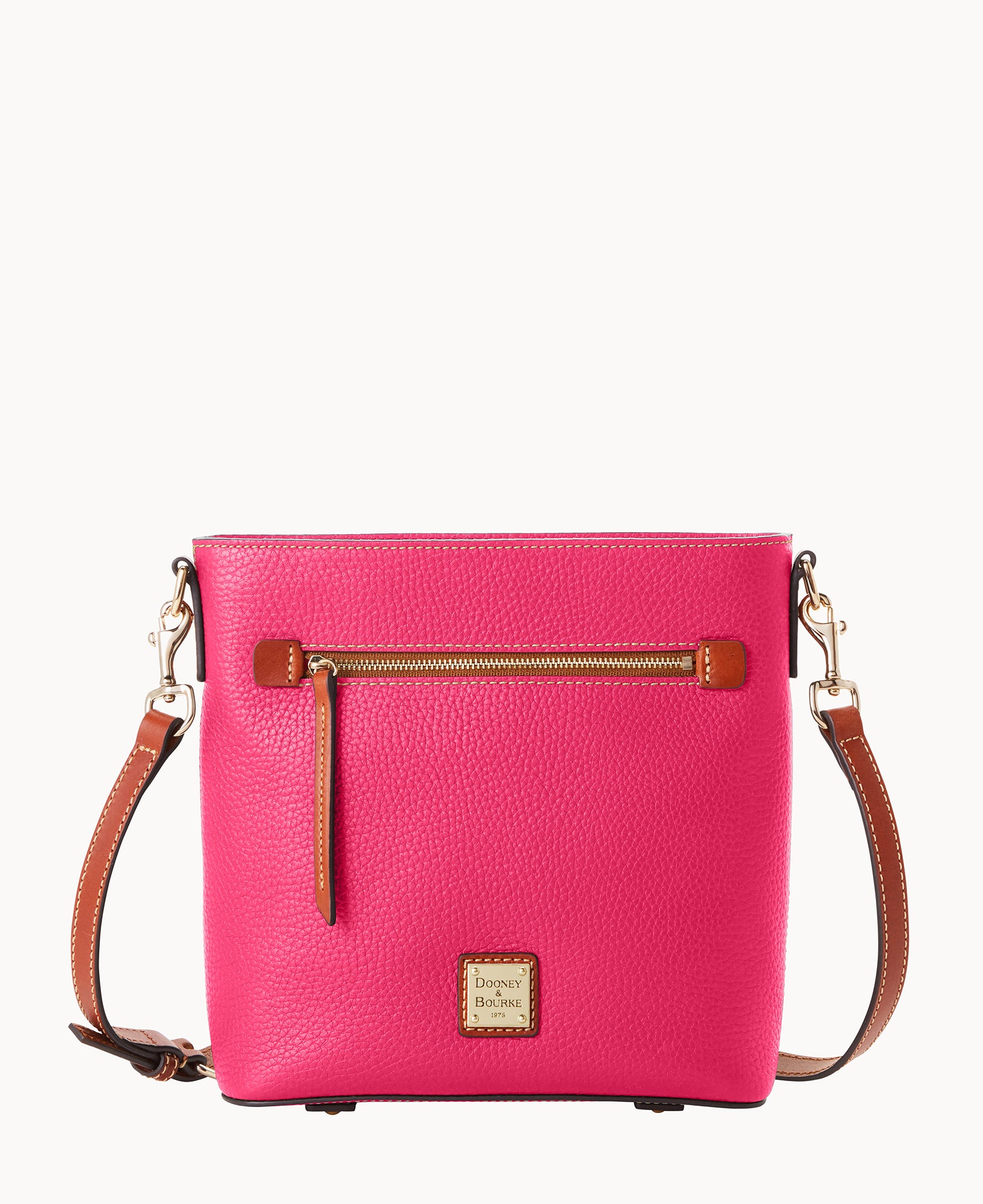 Pebble Grain Zip Crossbody - Image 9