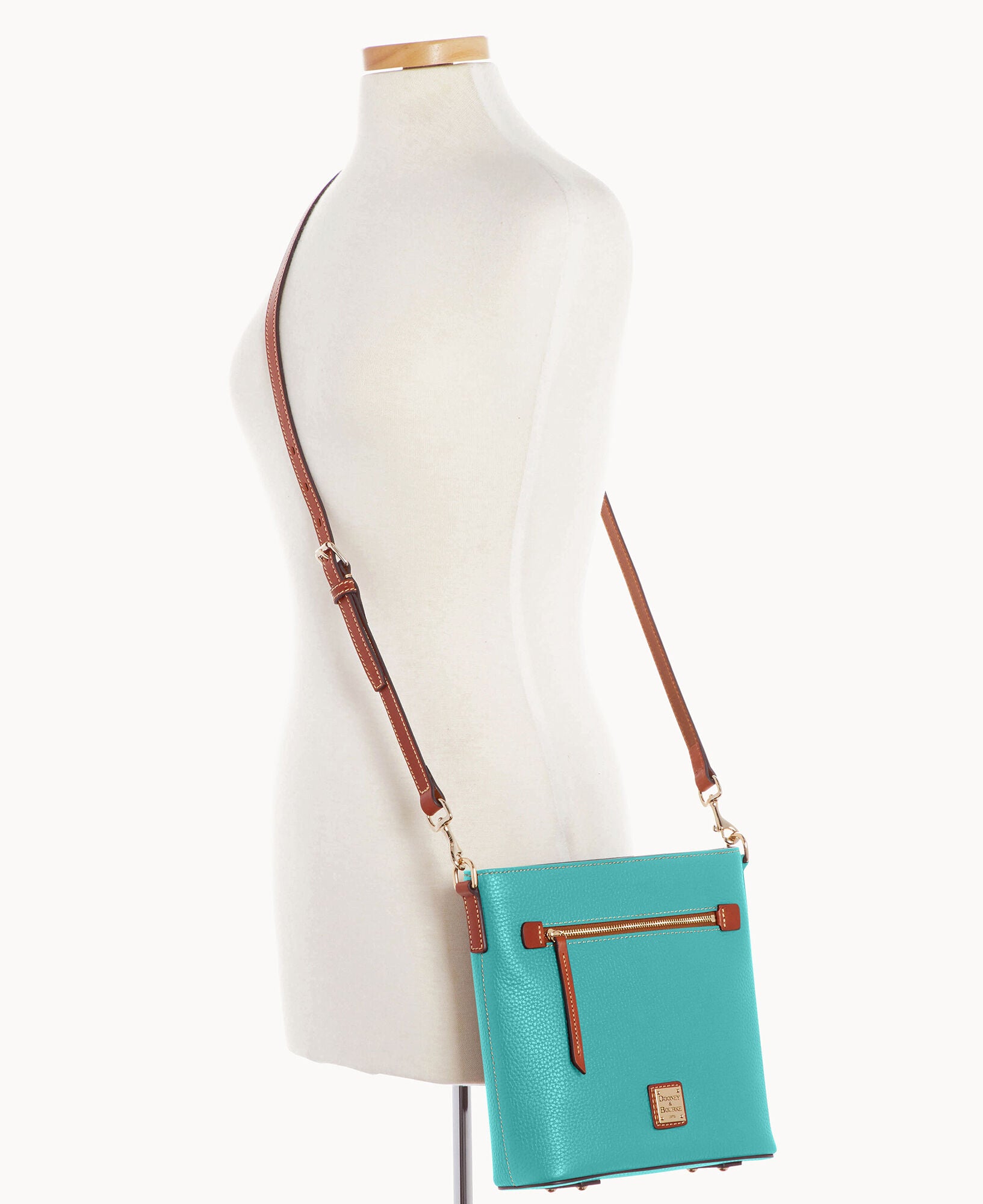 Pebble Grain Zip Crossbody - Image 16