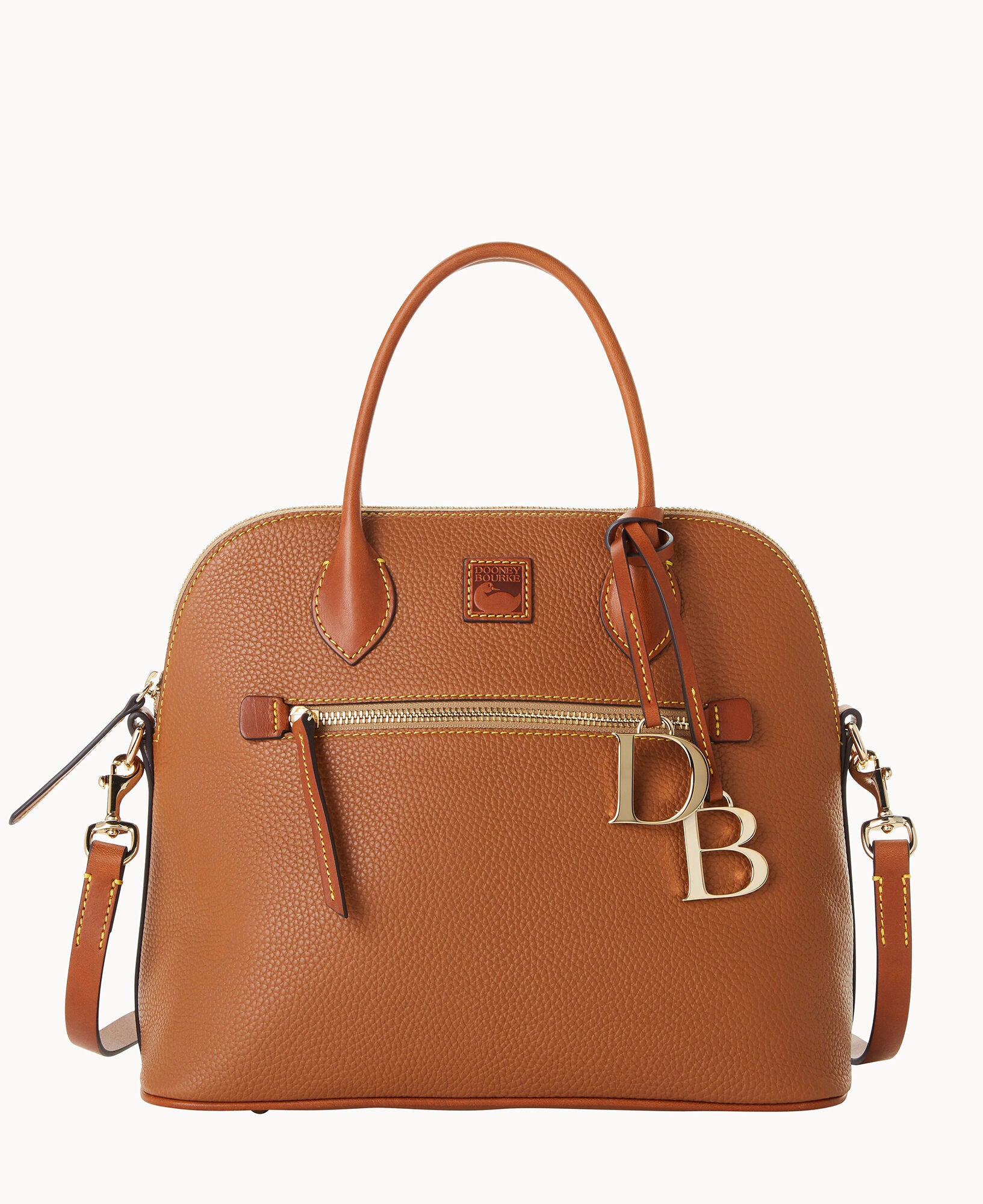 Pebble Grain Large Domed Satchel - Image 29