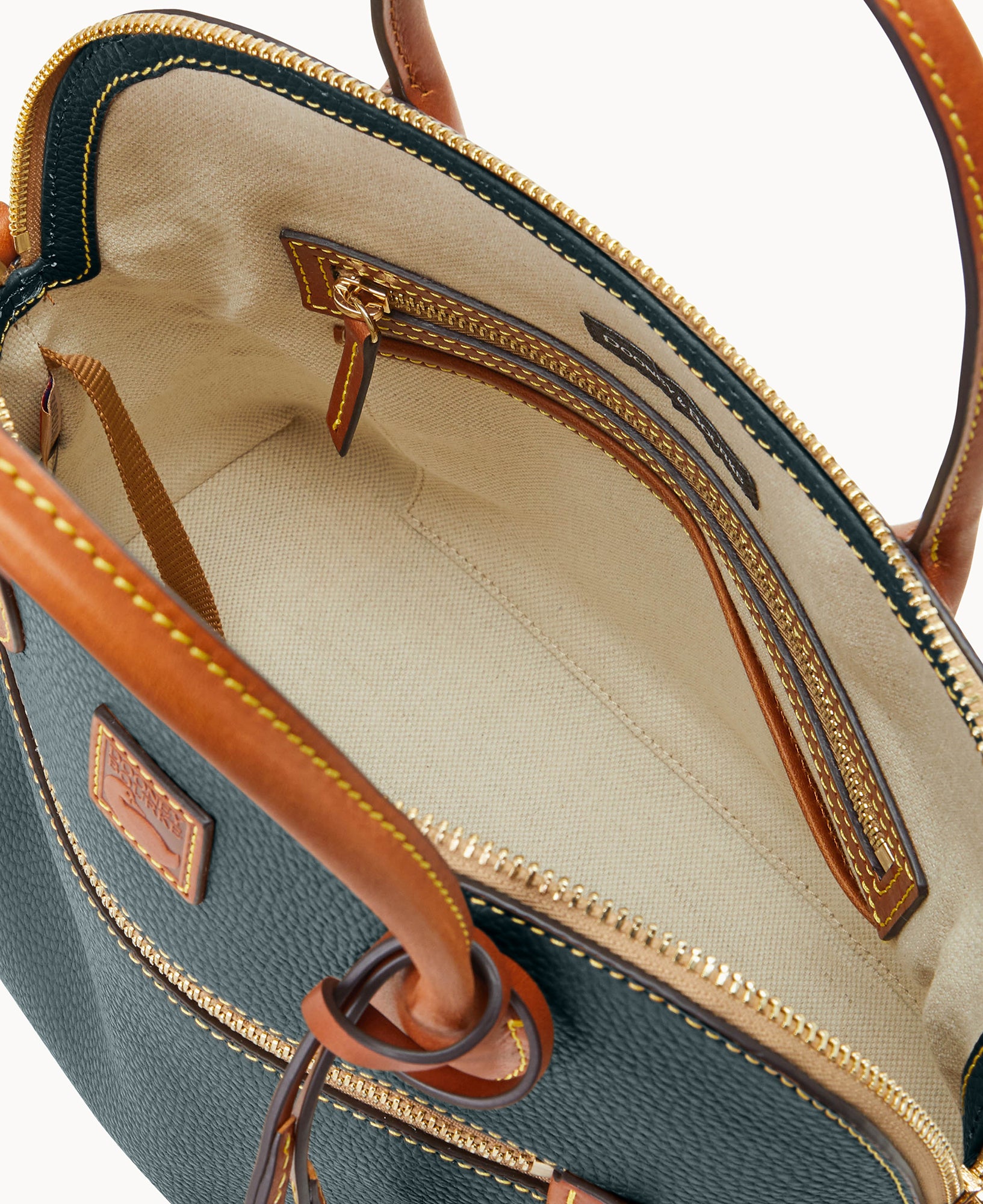 Pebble Grain Large Domed Satchel - Image 27