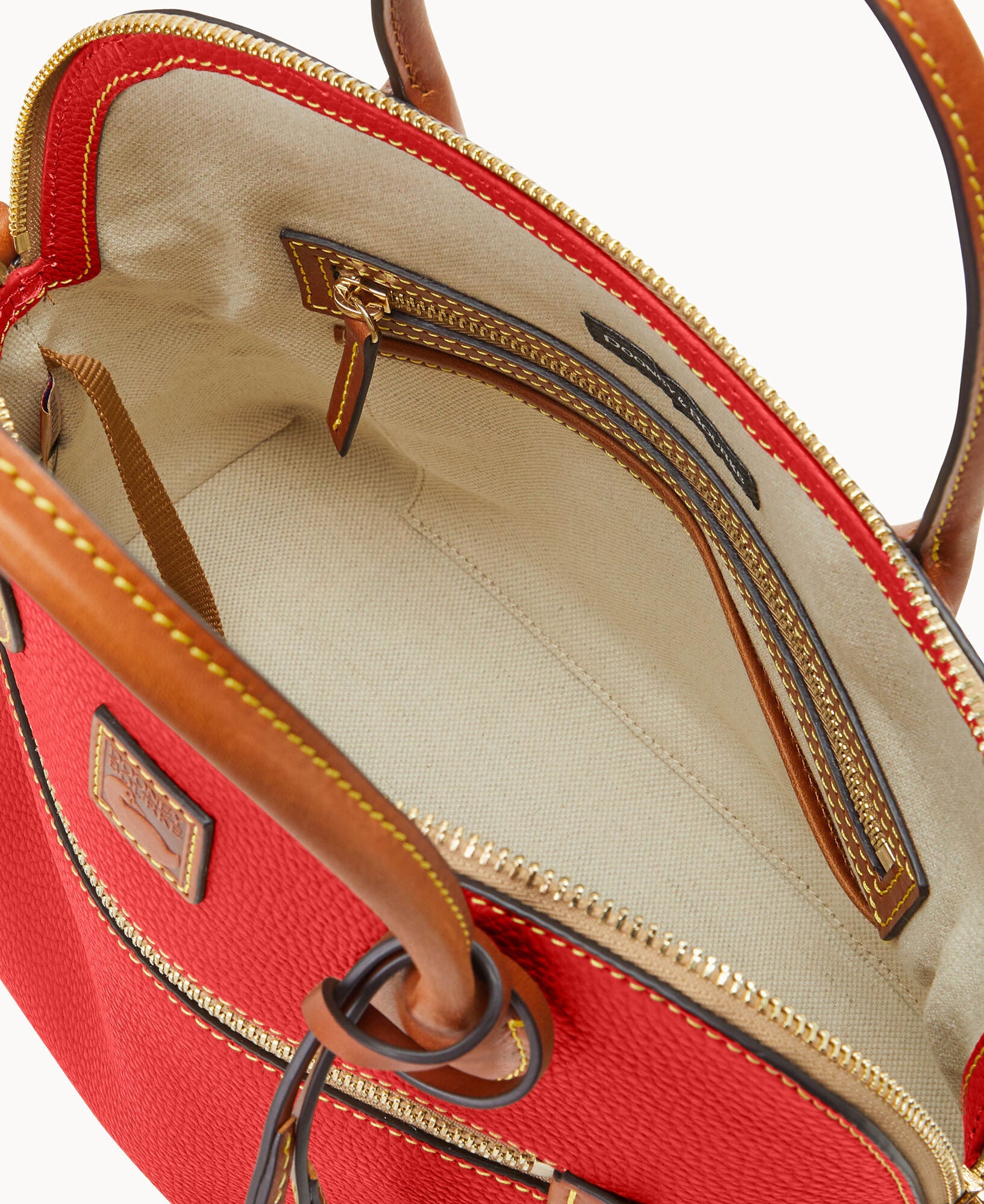 Pebble Grain Large Domed Satchel - Image 23