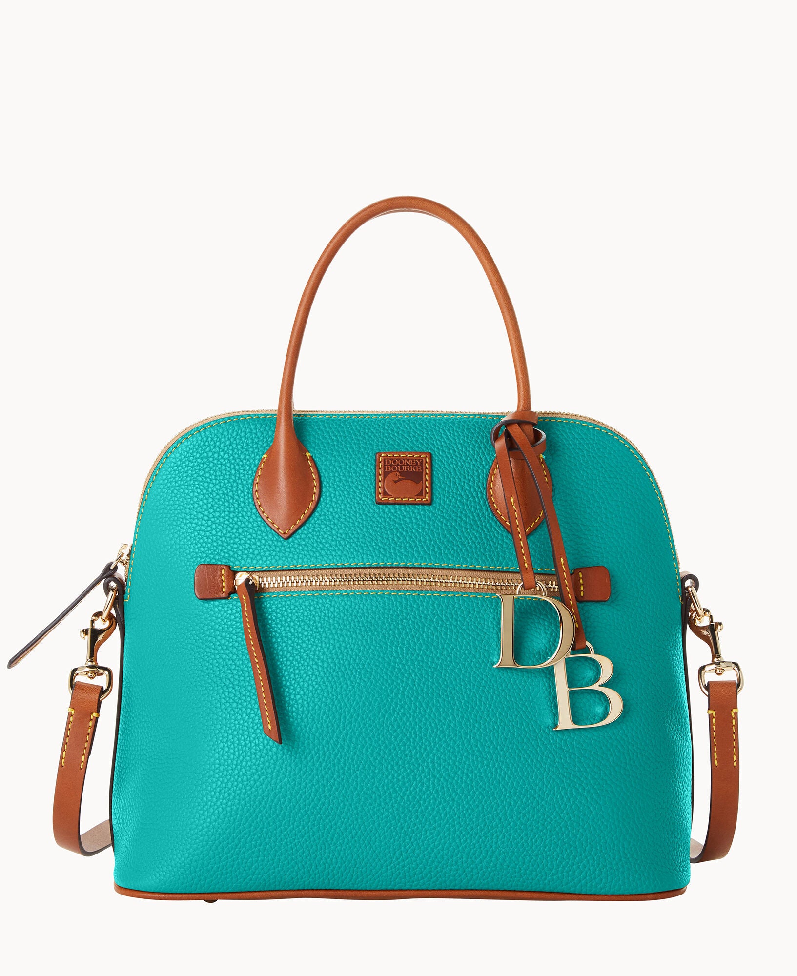 Pebble Grain Large Domed Satchel - Image 9