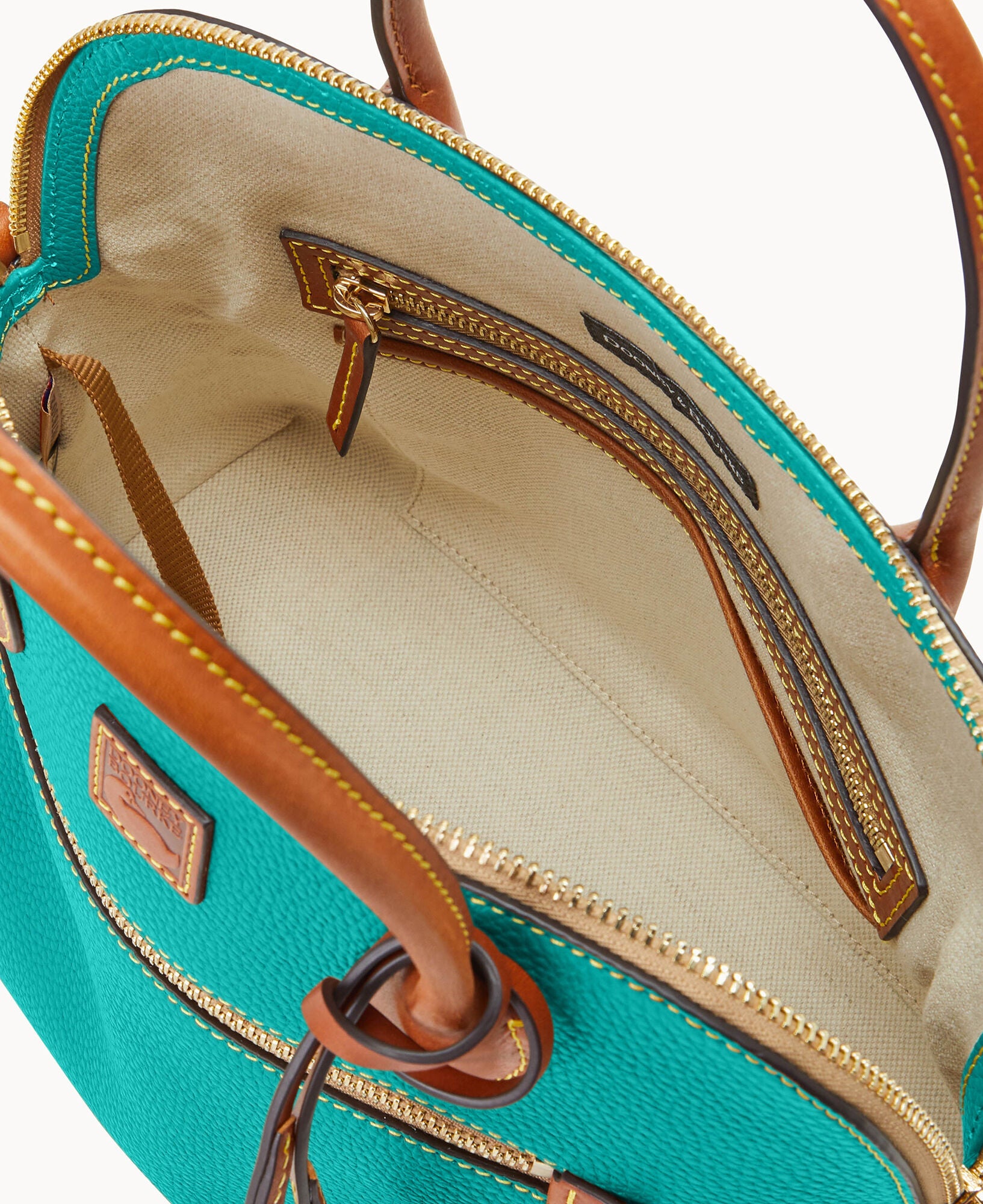 Pebble Grain Large Domed Satchel - Image 11