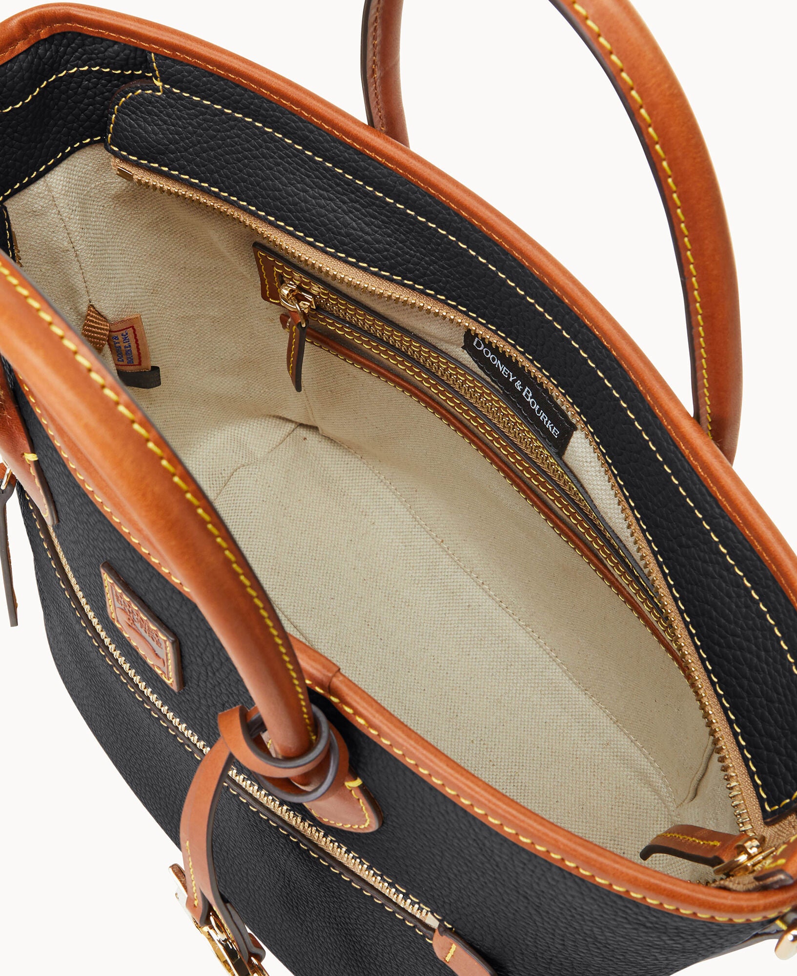 Pebble Grain Handle Tote - Image 7
