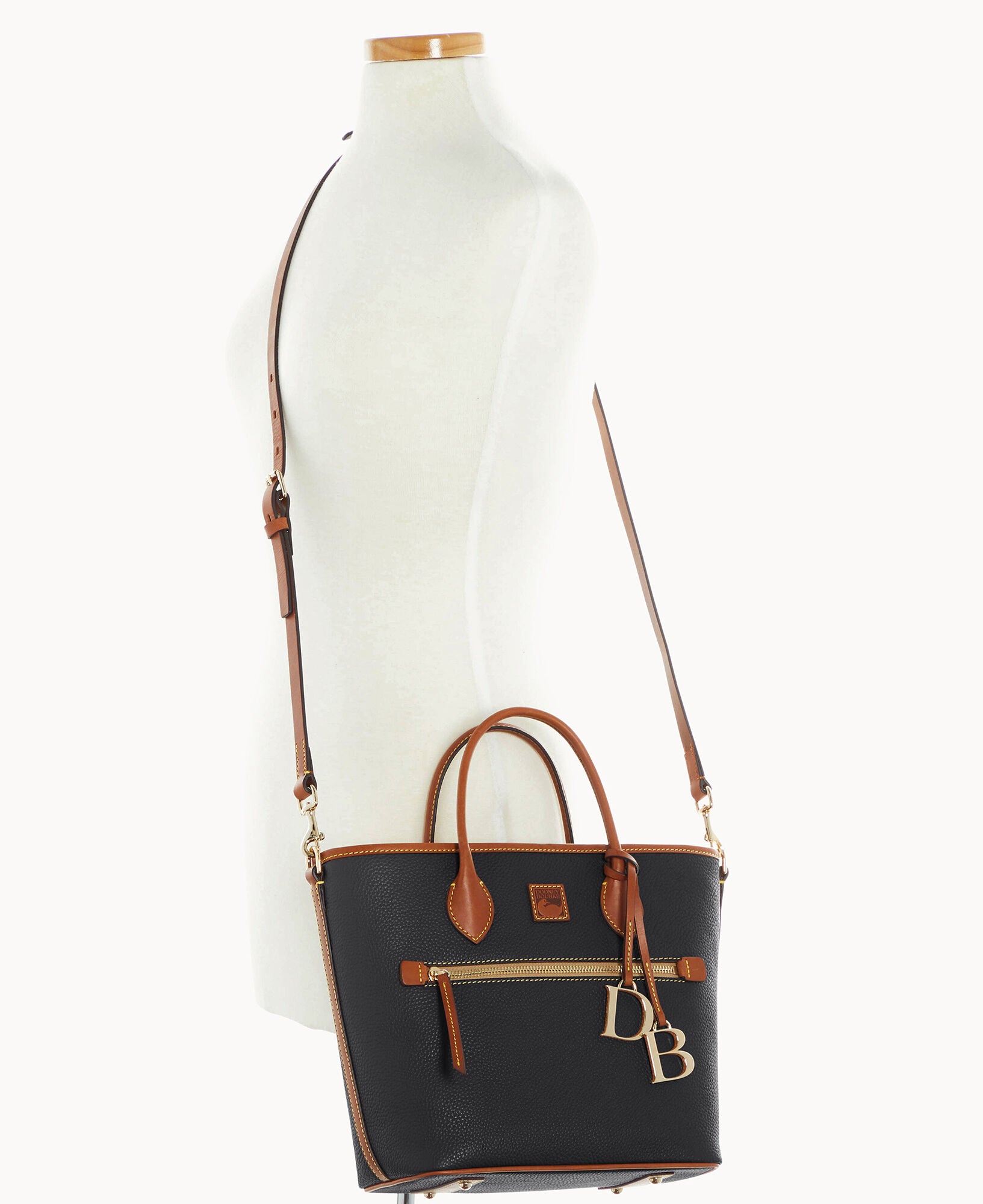 Pebble Grain Handle Tote - Image 8