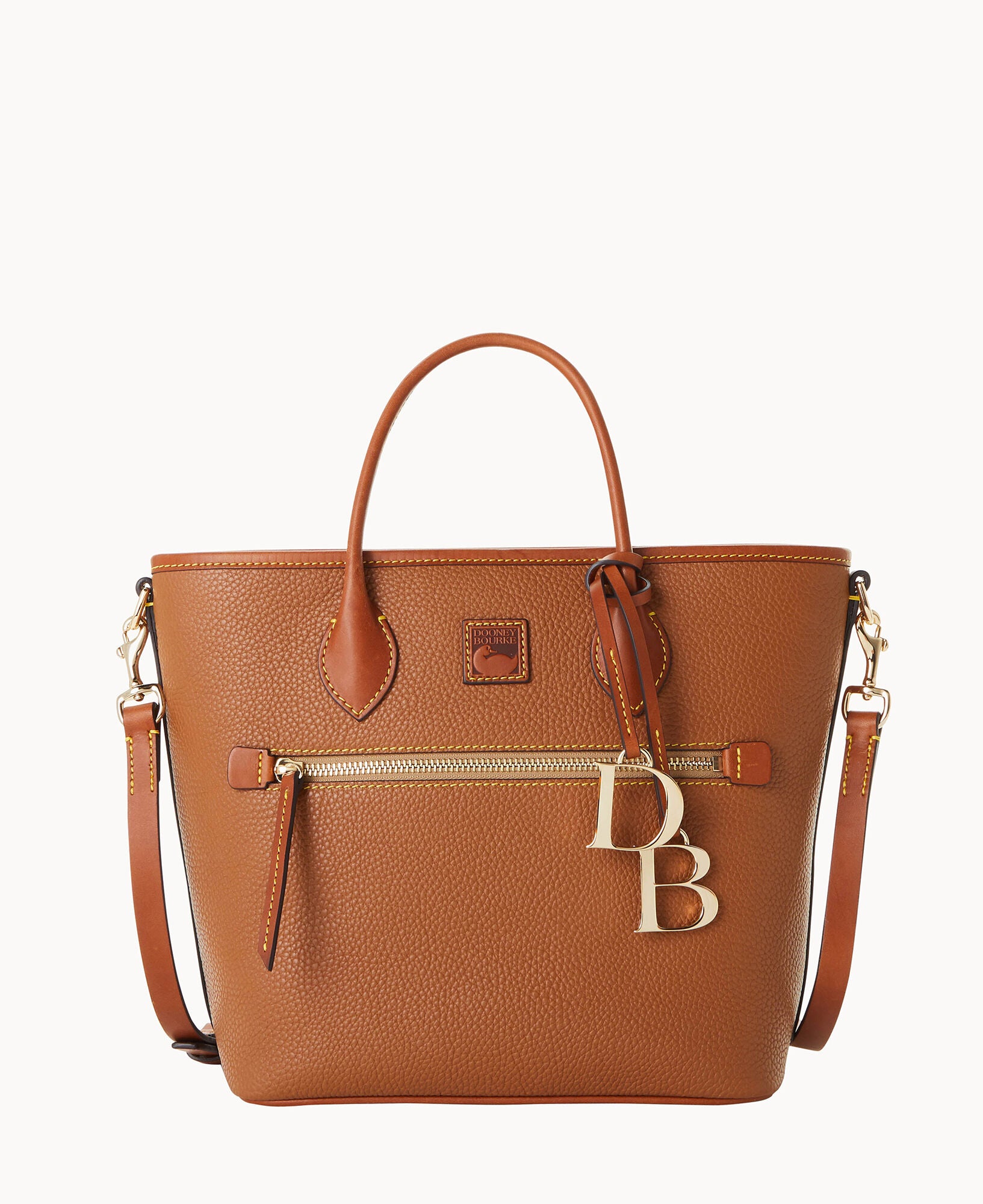 Pebble Grain Handle Tote - Image 21