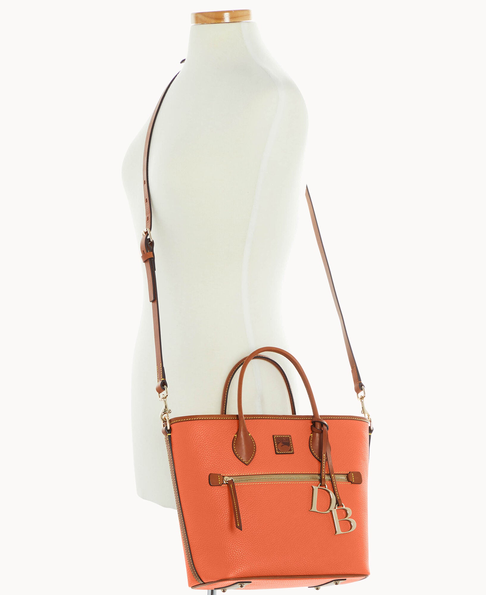 Pebble Grain Handle Tote - Image 12