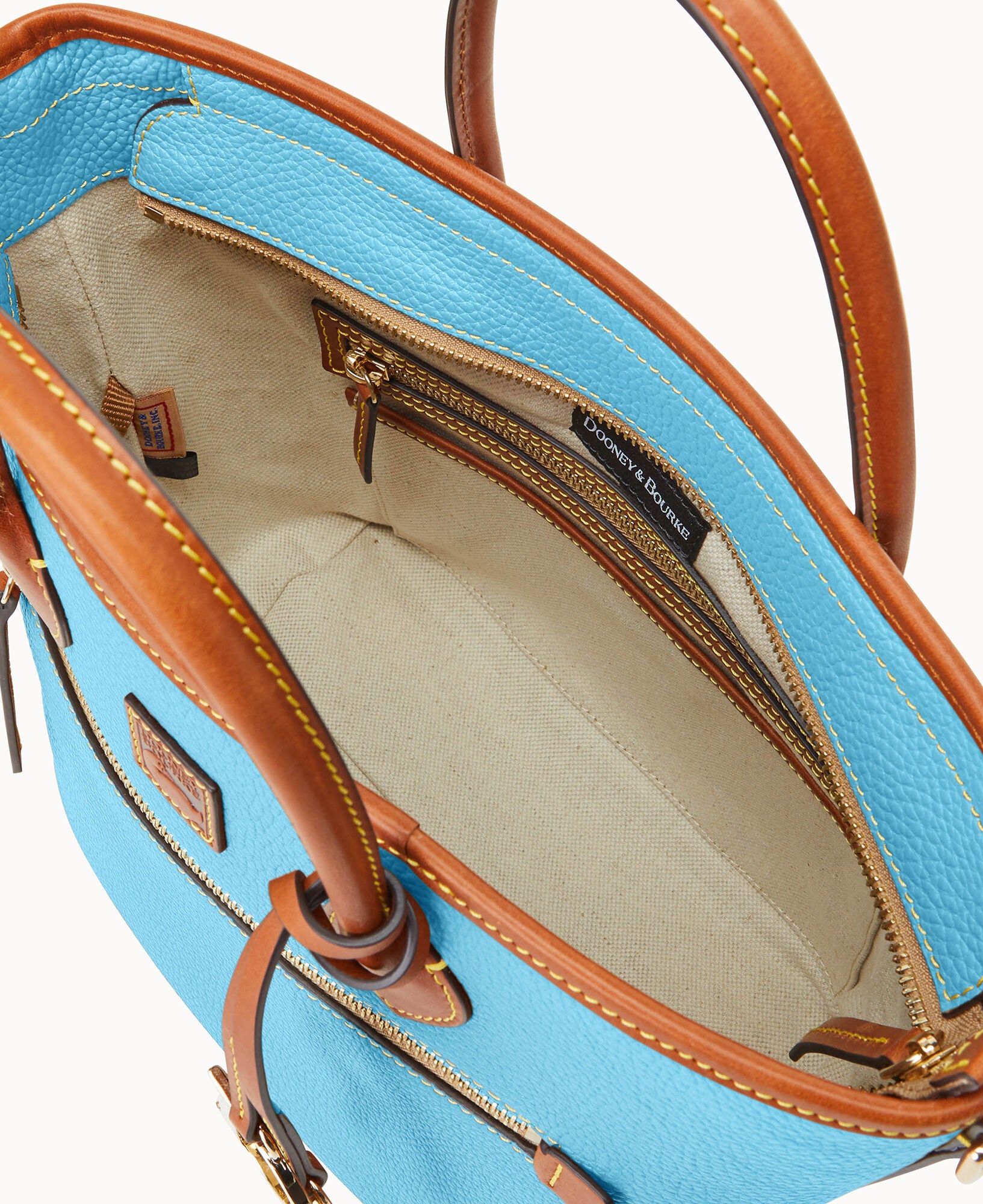 Pebble Grain Handle Tote - Image 15