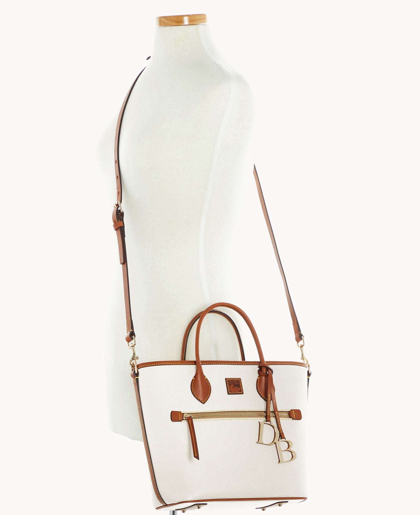 Pebble Grain Handle Tote - Image 4