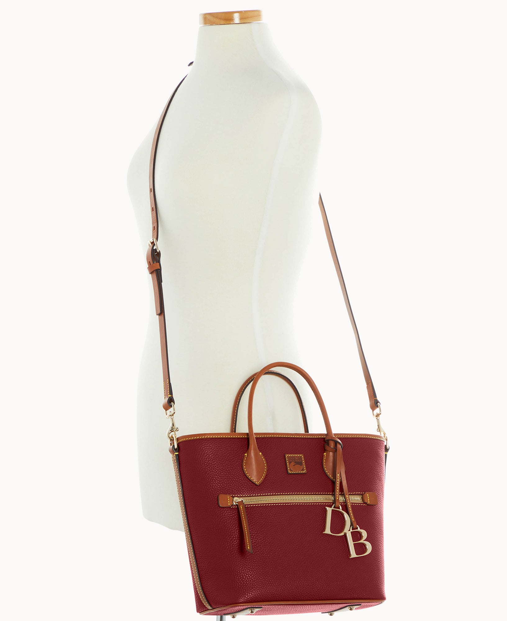 Pebble Grain Handle Tote - Image 20