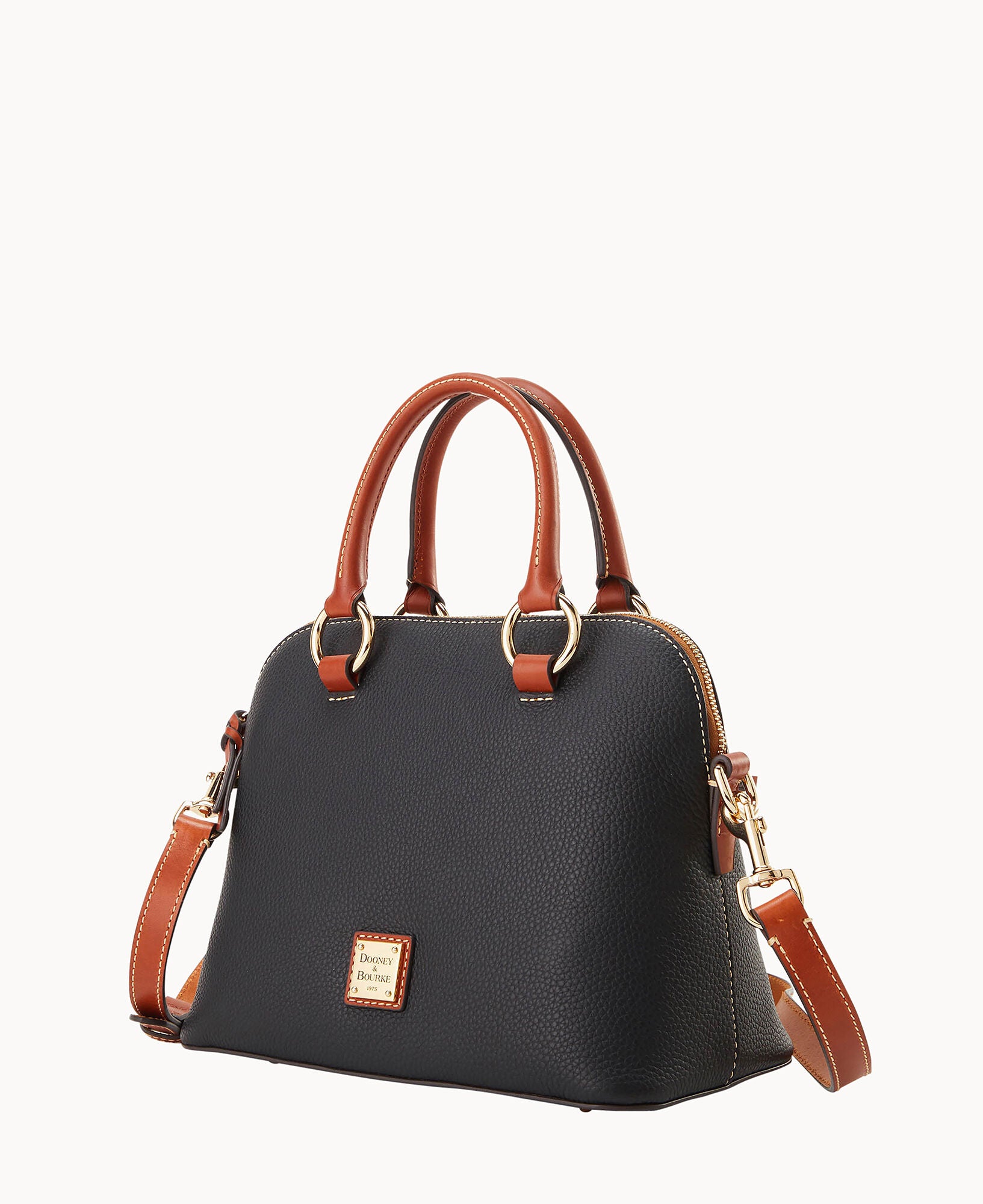 Pebble Grain Domed Satchel - Image 17