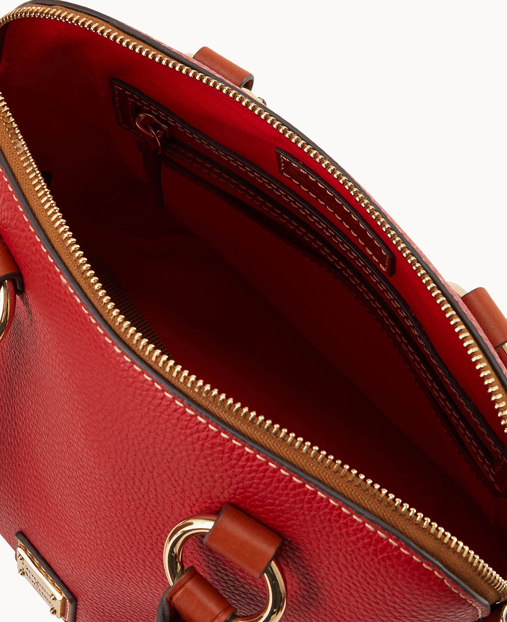 Pebble Grain Domed Satchel - Image 13