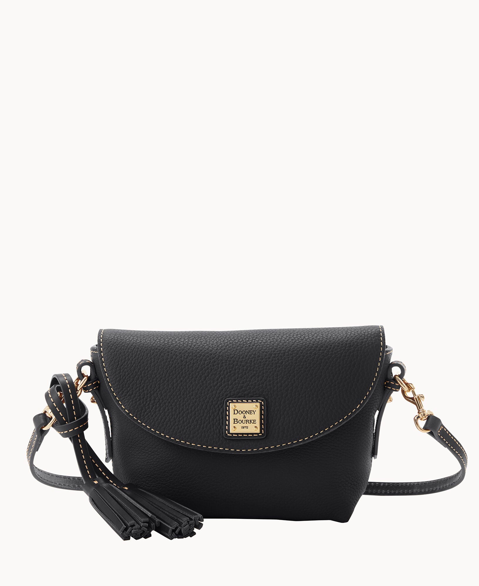 Pebble Grain Crossbody Saddle Bag - Image 5